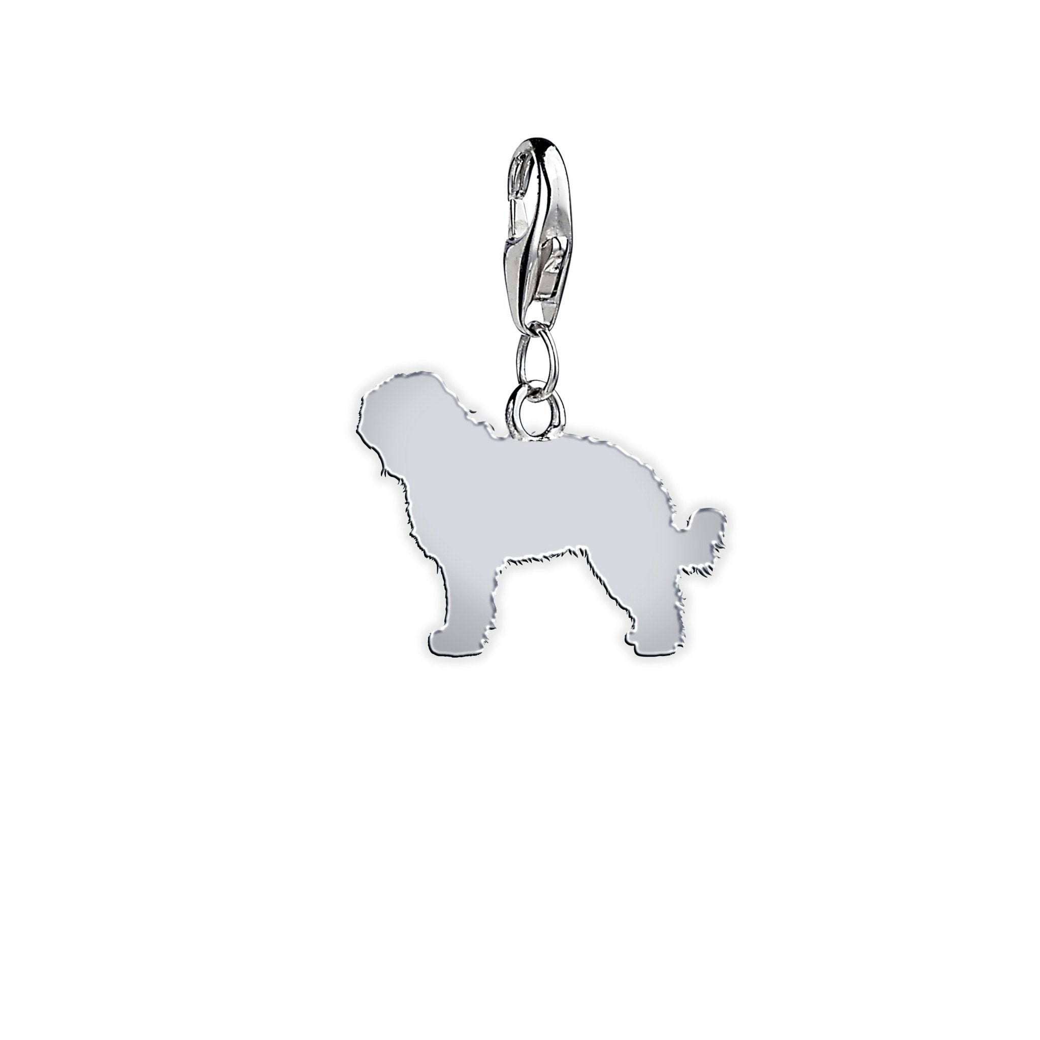 Mylee London Silver Barbet Silhouette Charm - Yes - Clip On Charm