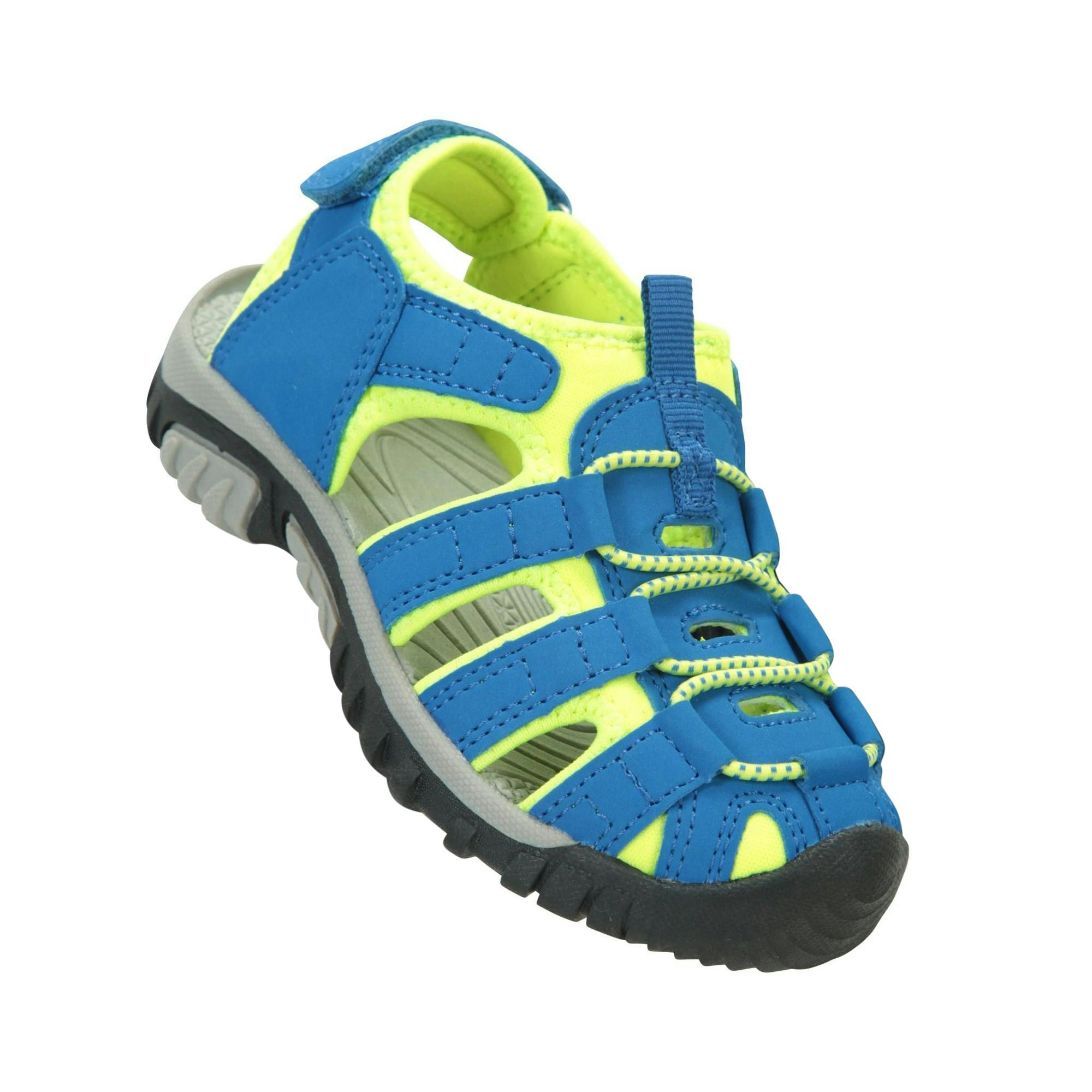 Mountain Warehouse Green Kids Bay Sandals - 10 Uk Child - 60% Textile/20% Rubber/10% Foam/10% Neoprene