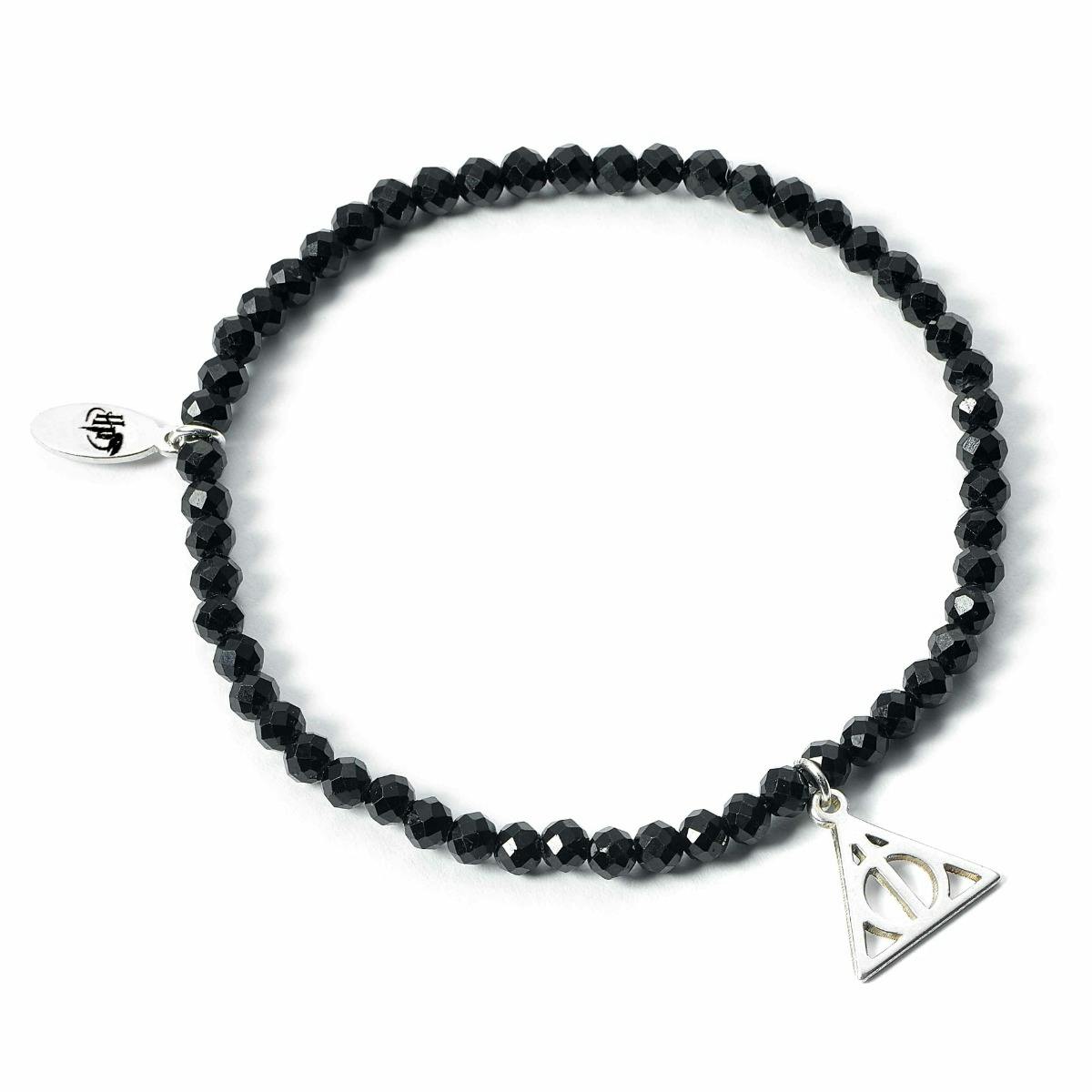 The Carat Shop Silver Harry Potter Semi Precious Stone Bracelet With Sterling Deathly Hallows Charm