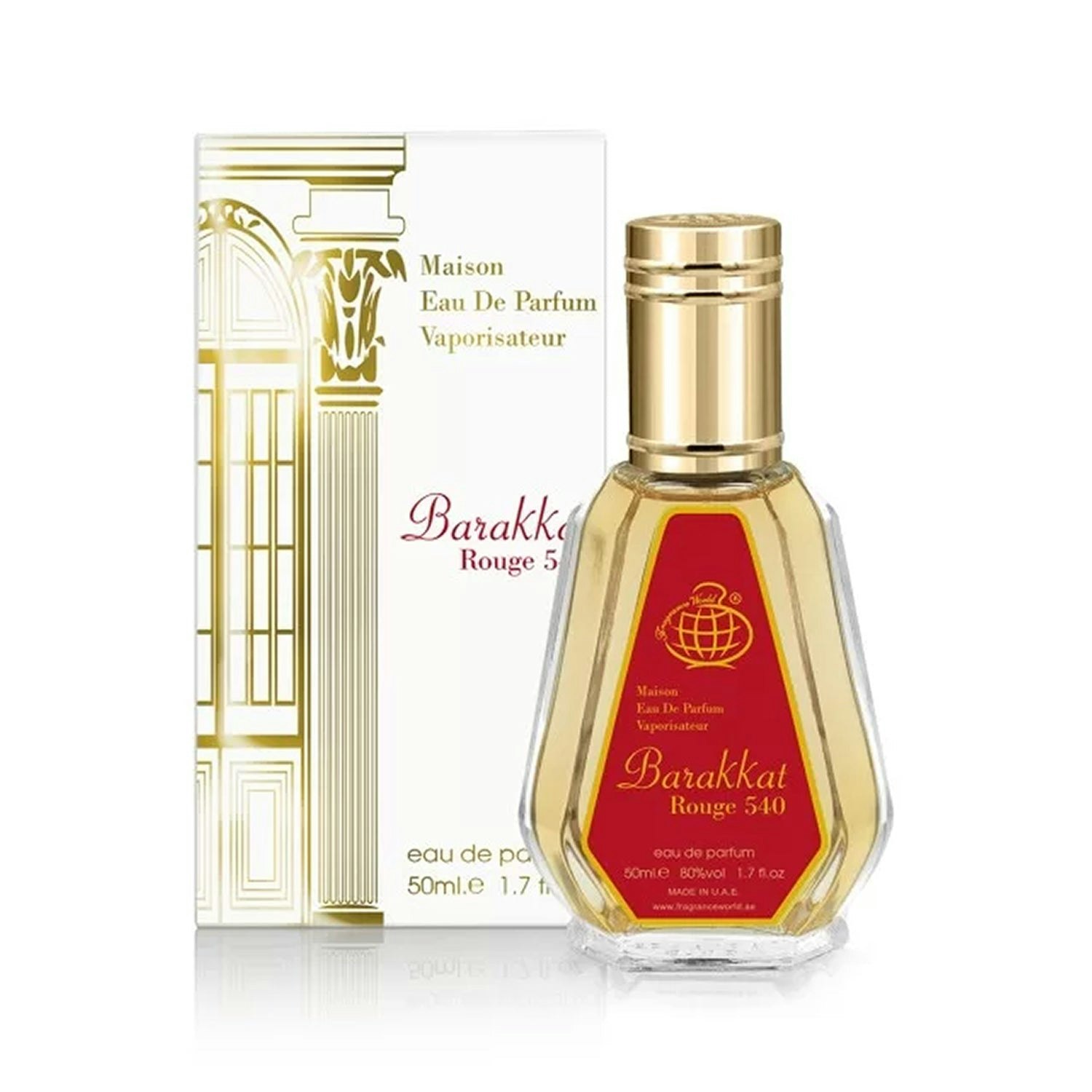 Fragrance World Unisex Amber Barakkat Rouge 540 Edp Perfume - 50Ml