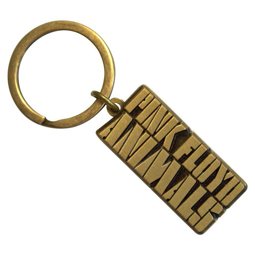 Paradiso Clothing Pink/Gold Floyd Animals Text Logo Keychain Keychain