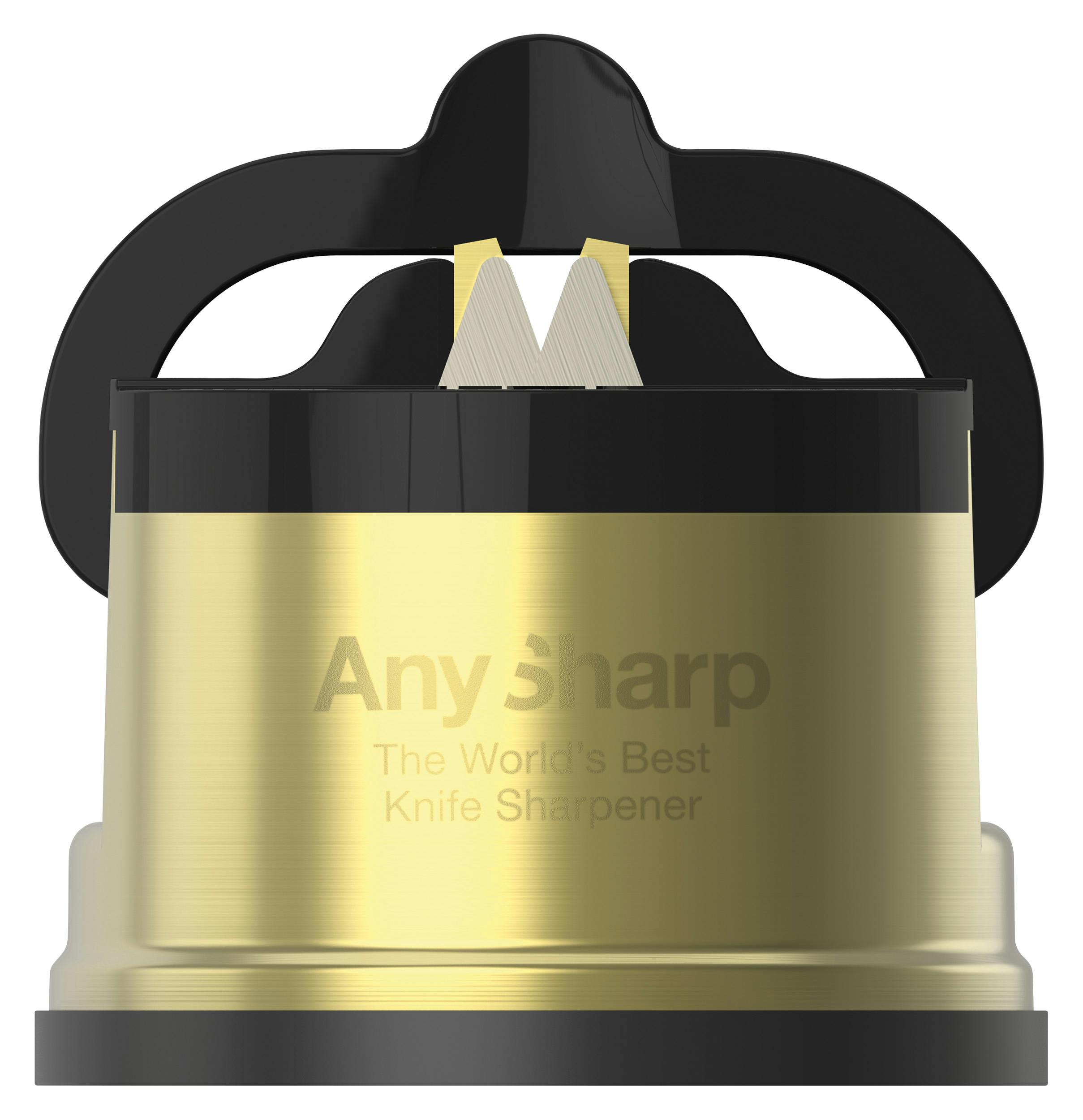 Rackhams Gold Pro Brass Knife Sharpener - Plastic - Knife Sharpener