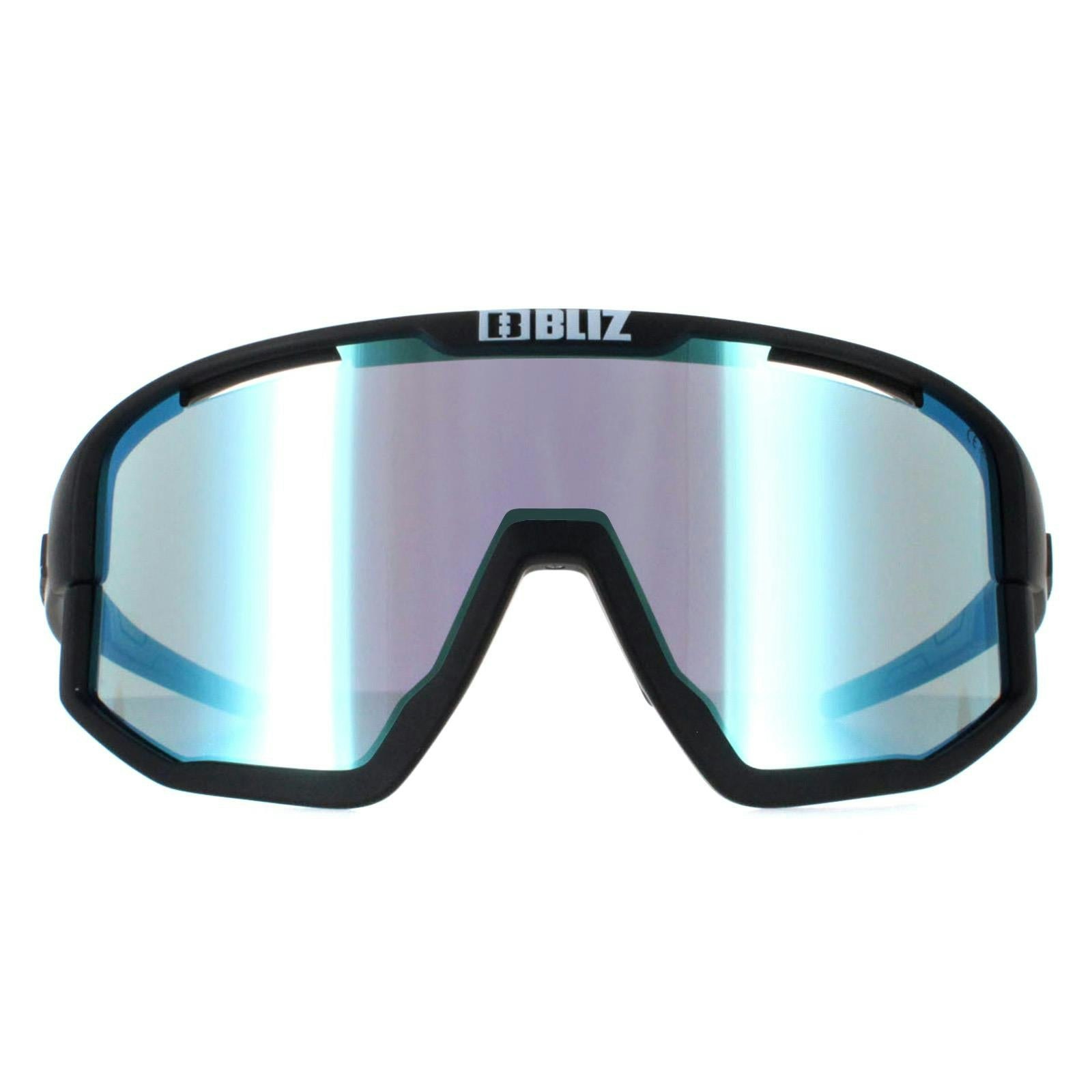 Bliz Men's Black/Blue Sunglasses Fusion Zb7005-0833 Smoke Mirror For