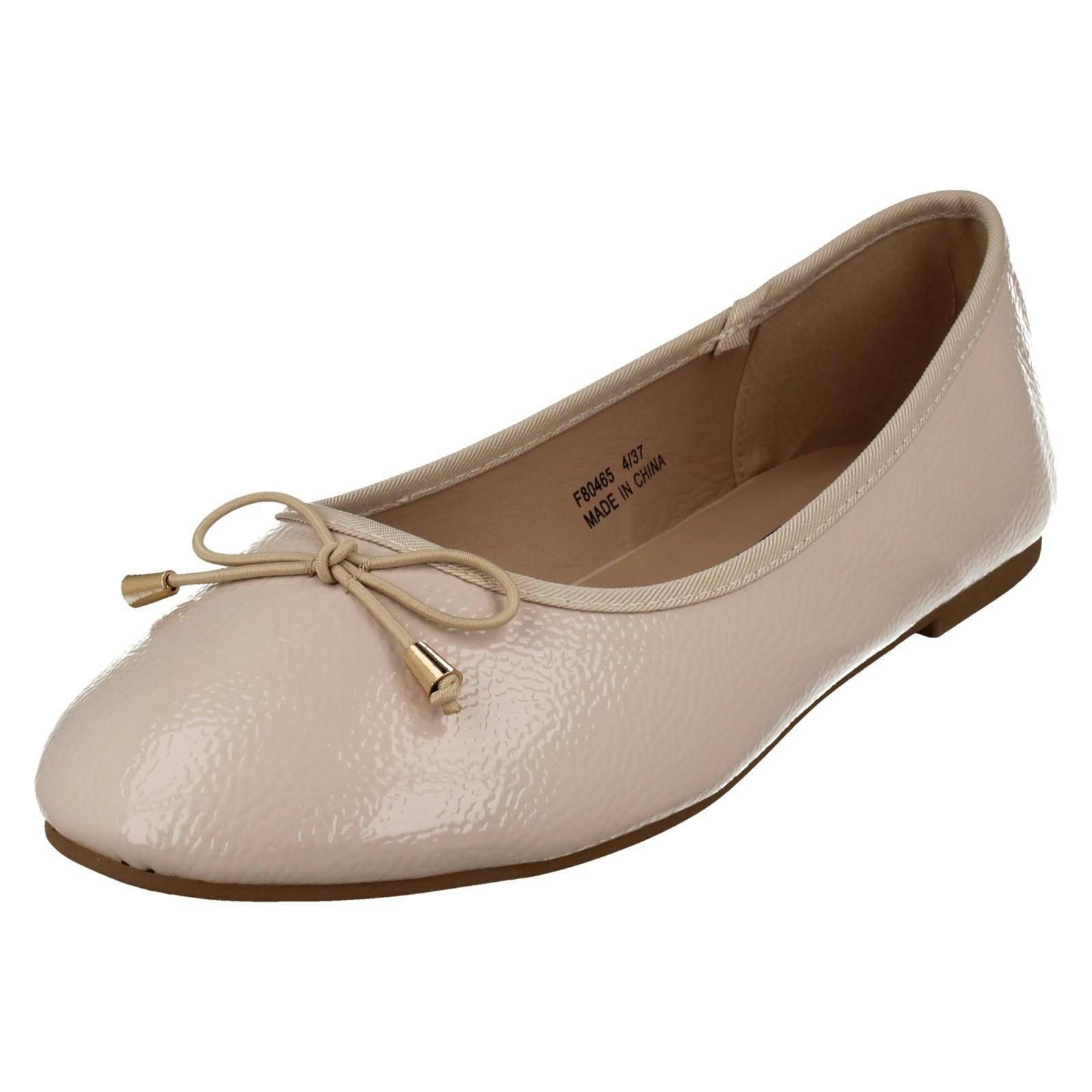 Spot On Women's Ballerinas F80465 - Nude - Uk 7