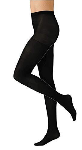 Kav Women's Black Heatguard Thermal Tights Opaque Tights For Winter Tights Size Small Medium Large - L