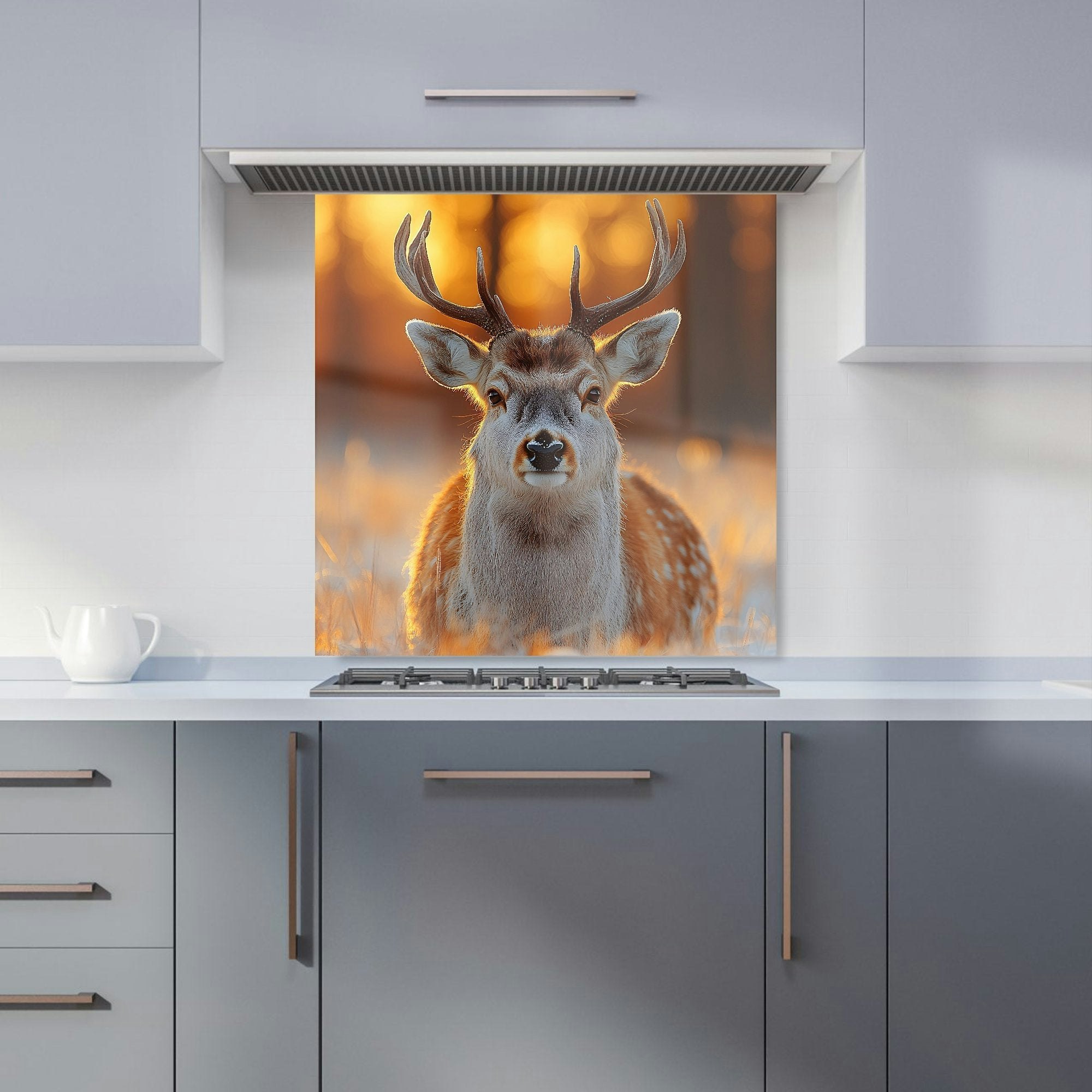 Warren Reed Deer Kitchen Splashback - W600mm X H600mm