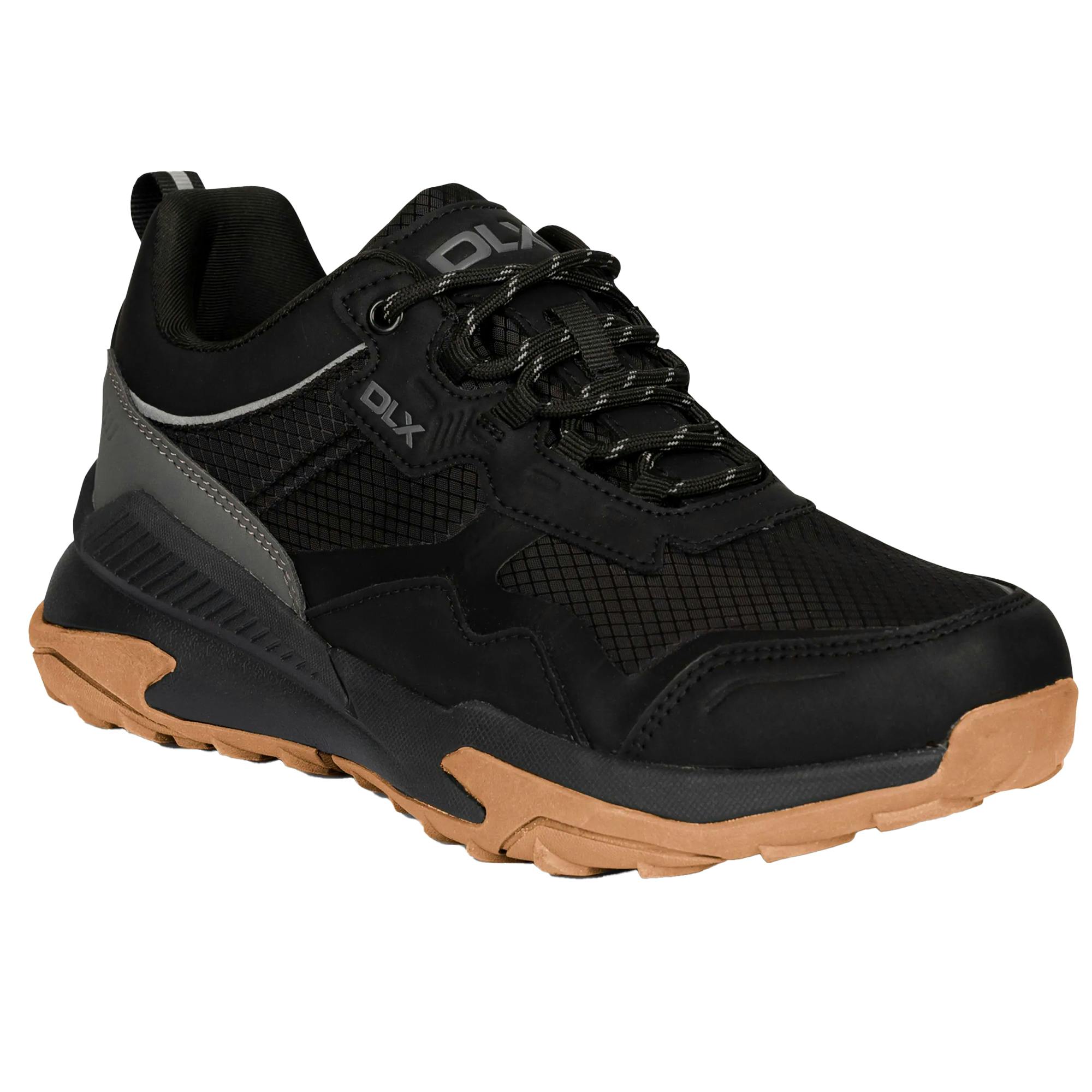 Trespass Men's Black Elias Dlx Trainers - 8 Uk - 40% Polyurathane/25% Phylon/25% Rubber/10% Textile