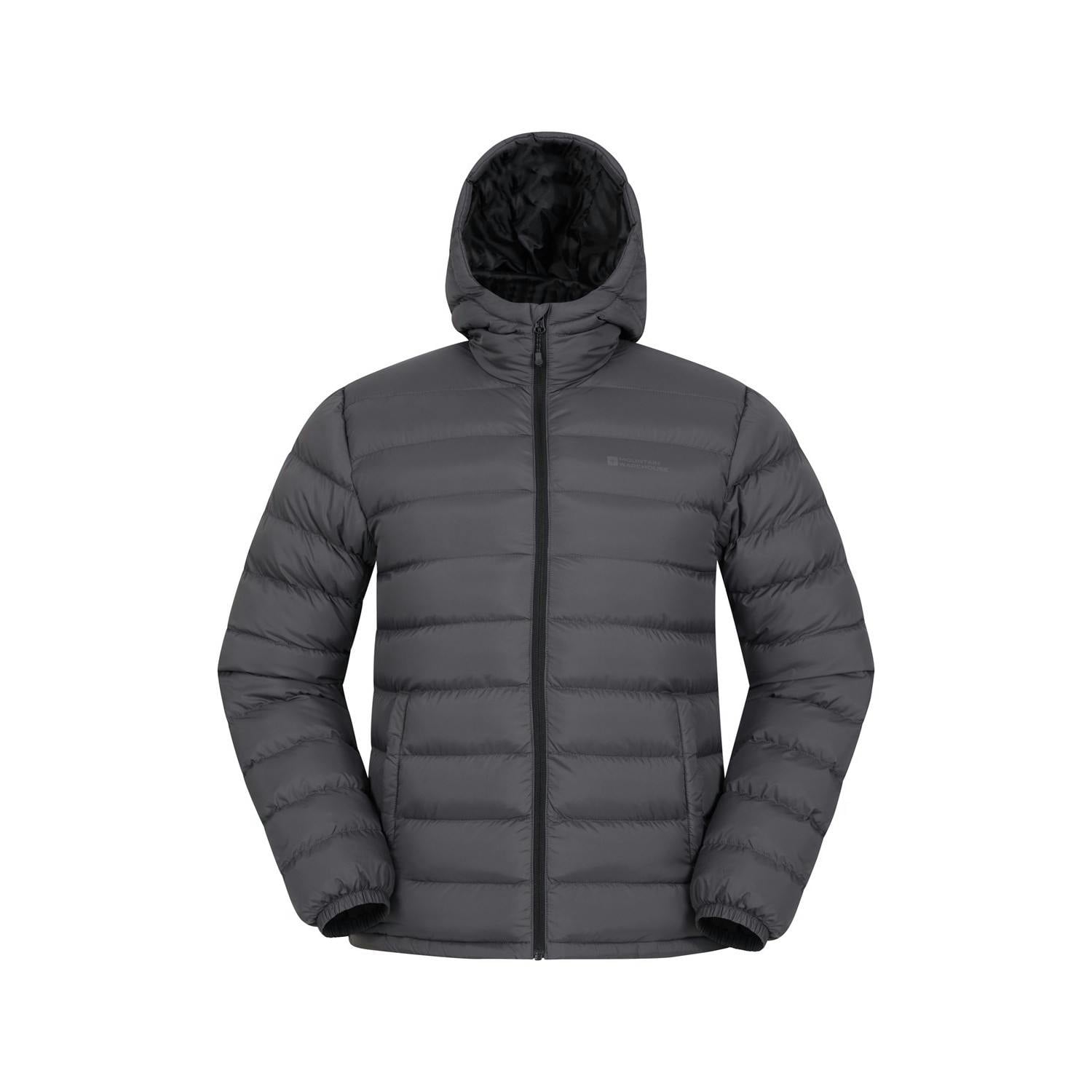 Mountain Warehouse Men's Grey Seasons Ii Padded Jacket - Xs - 100% Nylon