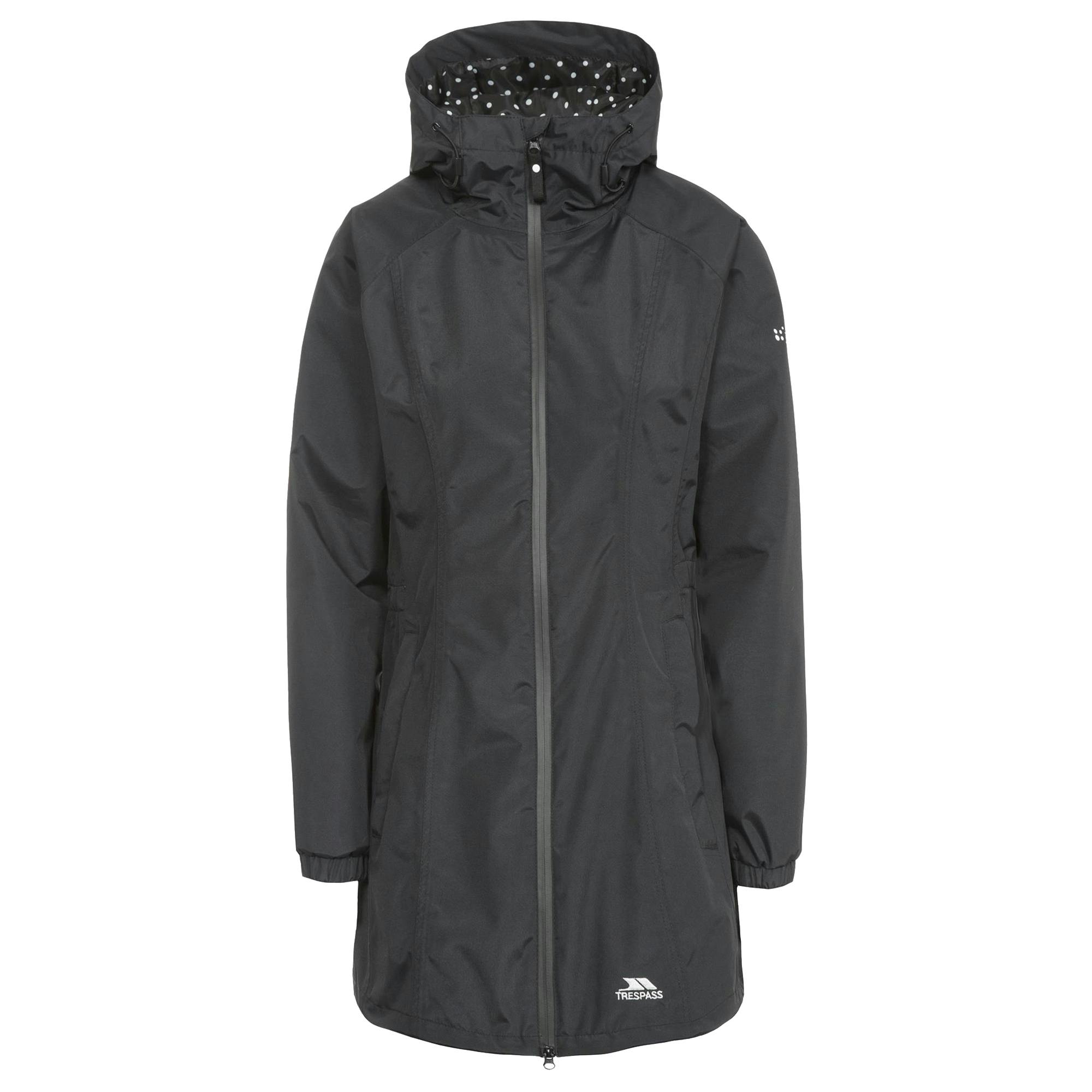Trespass Women's Waterproof Shell Jacket in Black | Size: Small - Image 3