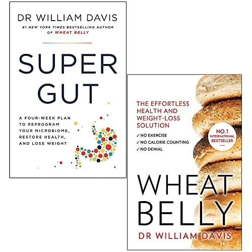 Yellow Kite/Harper Thorsons Ltd Dr William Davis Collection 2 Books Set (Super Gut, Wheat Belly)