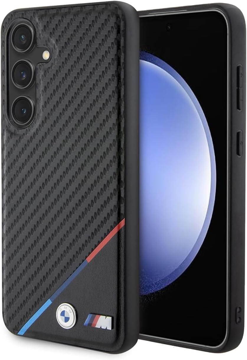 Bmw Black Carbon Tricolor With Magsafe Case For Samsung Galaxy S24 6.2" - Bmhms24s23pudtk