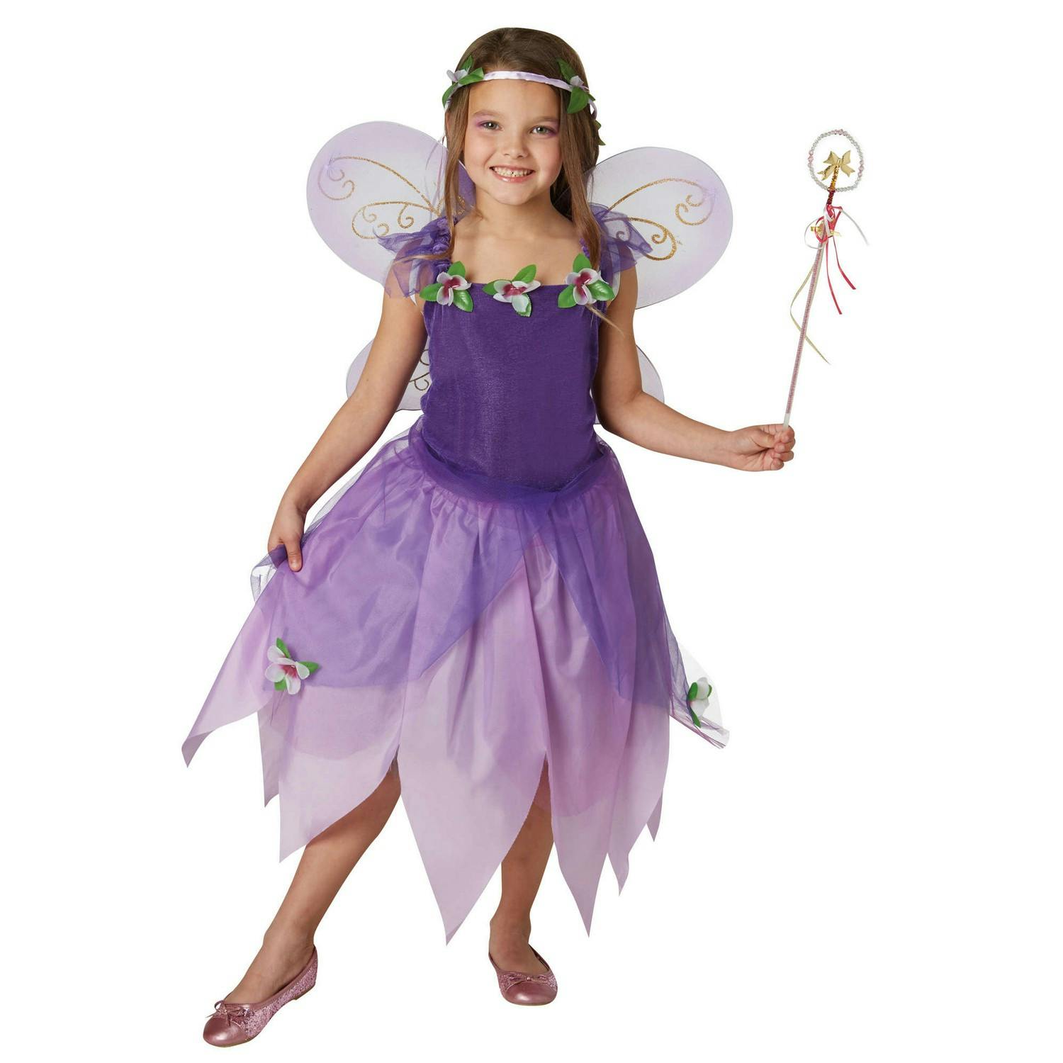 Bristol Novelty Purple Childrens/Kids Plum Pixie Costume - S