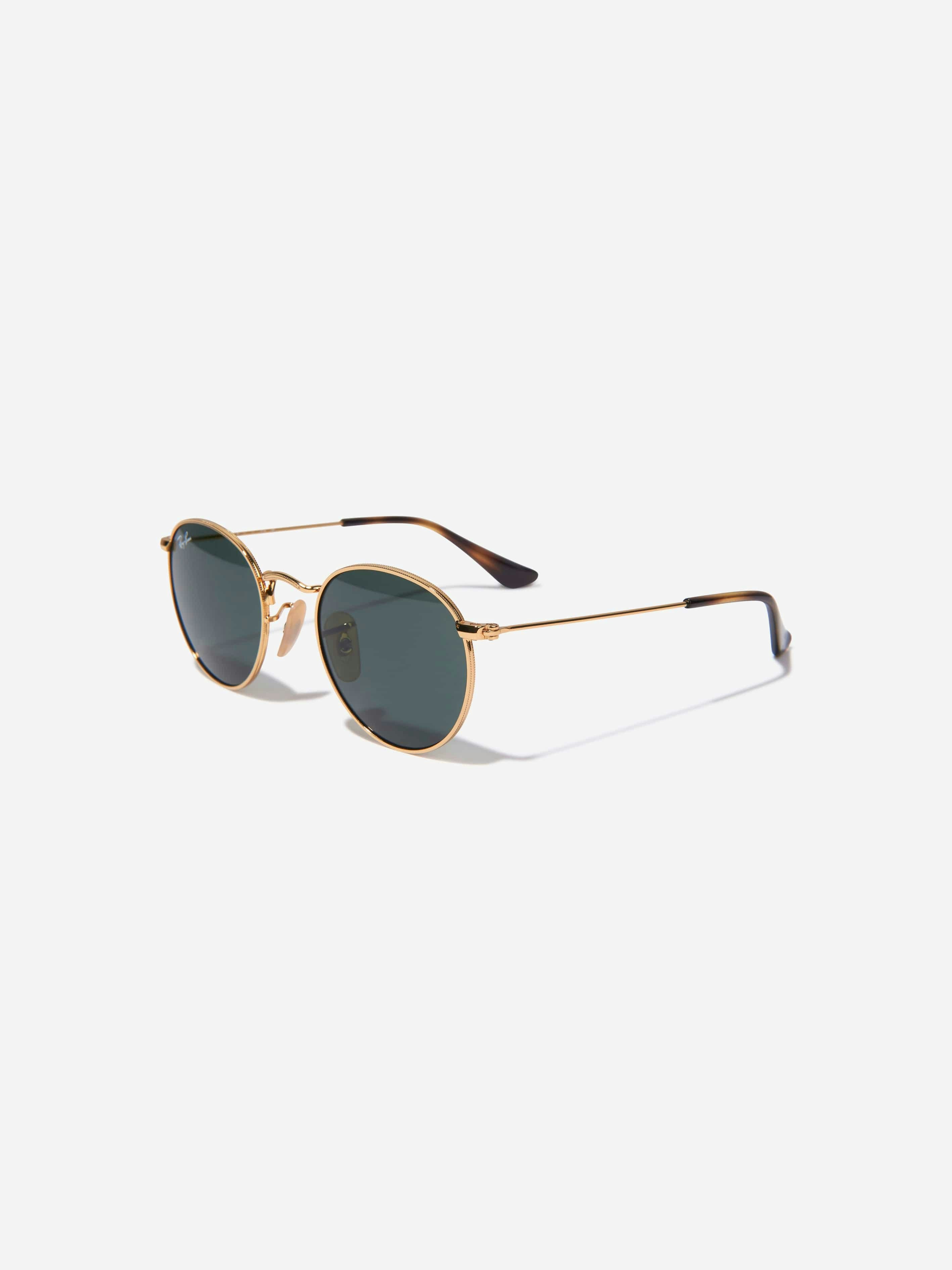 Ray - Ban Gold/Green Rj9547s Junior Round 223/71 Kid Sunglasses Metal Round Normal - Image 2