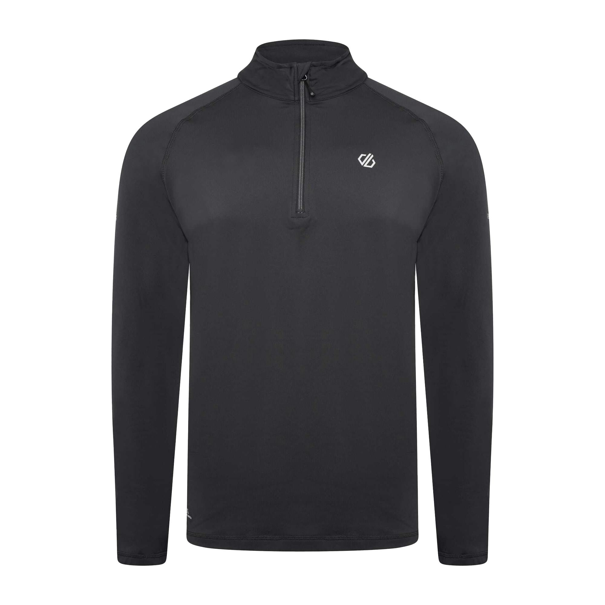 Dare 2B Men's Grey Fuse Up Ii Midlayer - Ebony - Xxl - Ebony - 97% Polyester/3% Elastane