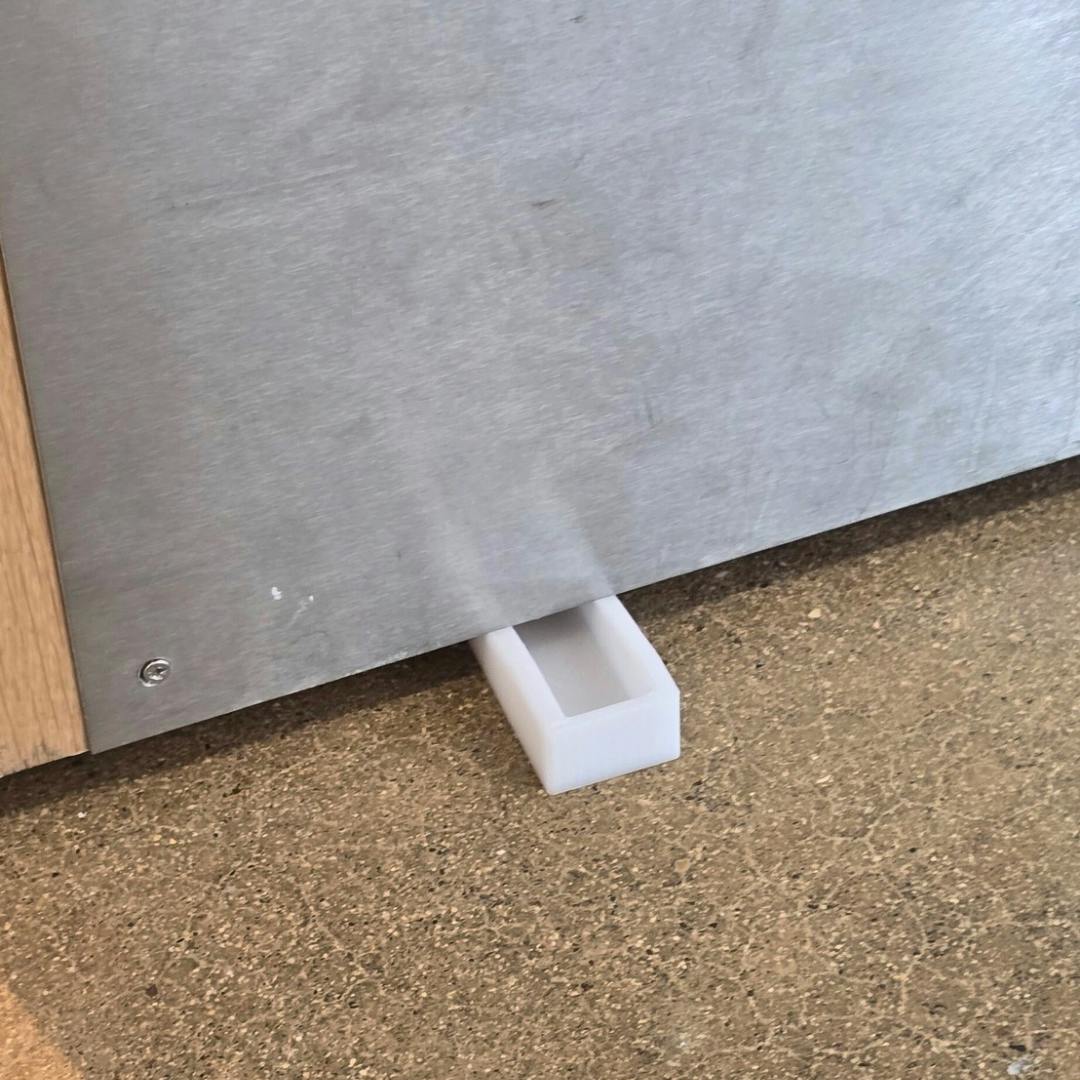 Rackhams White Bifacial Wedge Doorstop