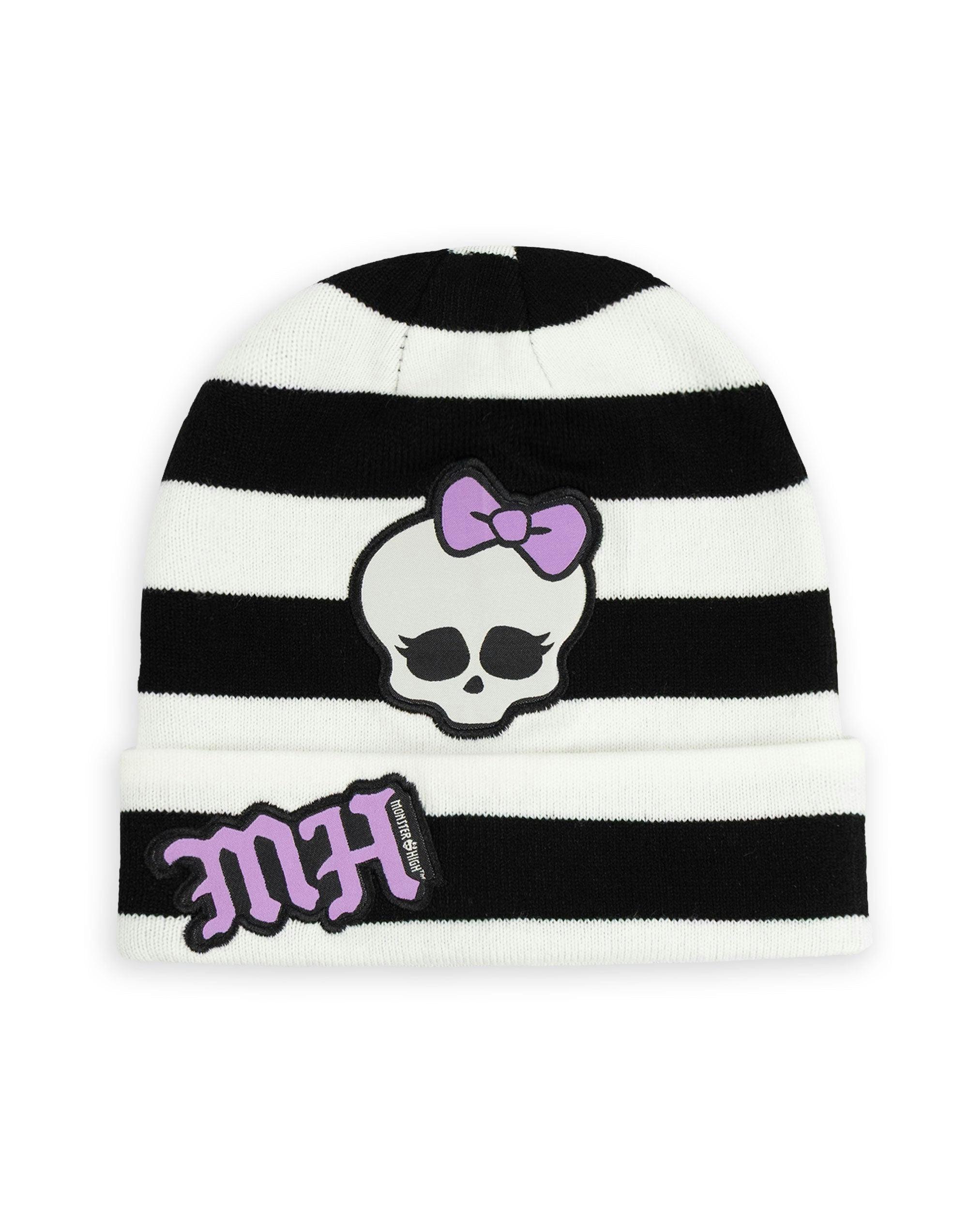 Vanilla Underground Women's Black/Purple Monster High Multicoloured Character Beanie Hat (One Size)