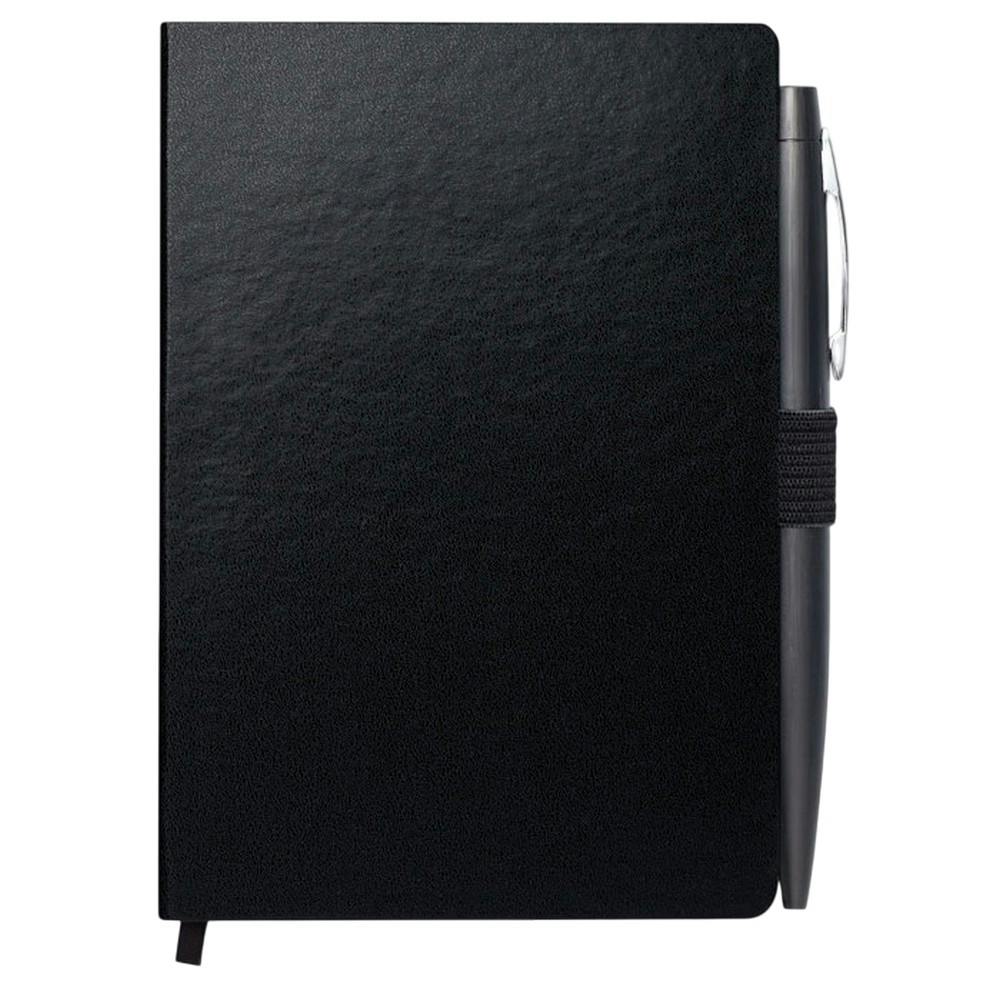 Midocean Black Notalux A6 Notebook & Pen - 1.2Cm X 14.5Cm X 10Cm