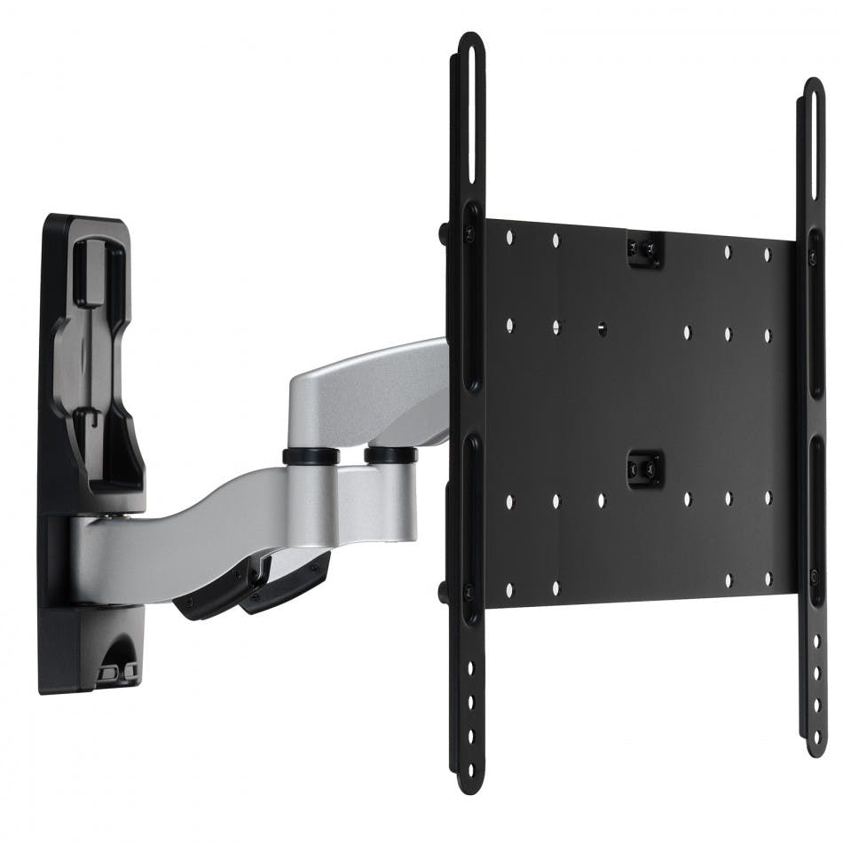 Intec Brackets Silver/Black Tt39292 Swivel And Tilt Tv Wall Bracket For Screens Up To 55 Inch, Vesa 400 X 200
