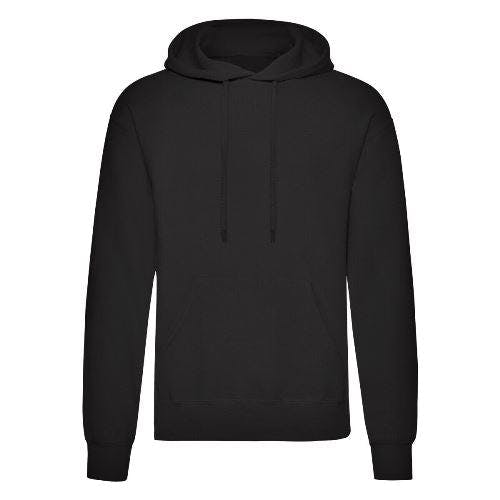 Coolandnew Black Urban Road Plain Hoodie - 4XL