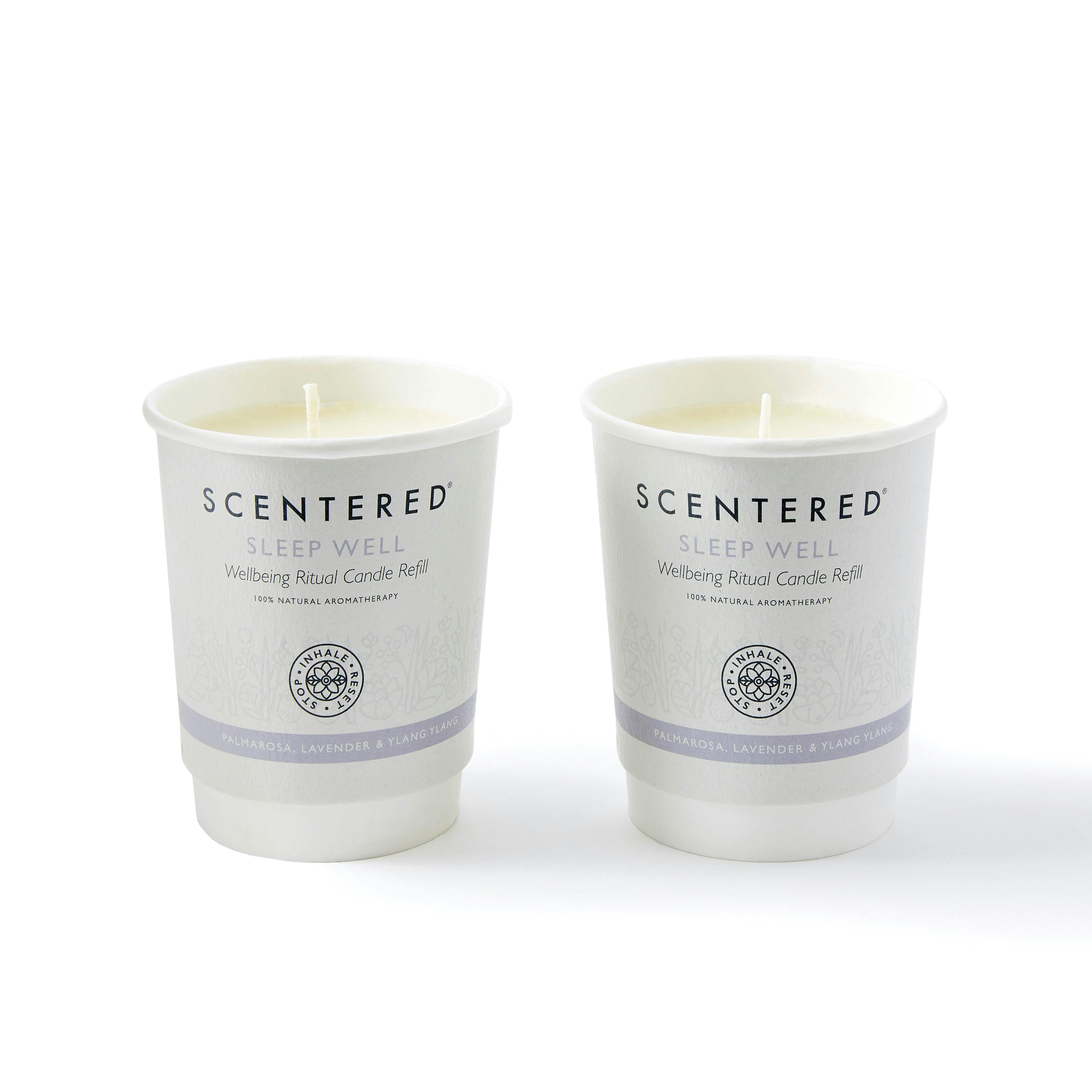 Rackhams Lavender Sleep Well Aromatherapy Candle - Refill 2 X 220G