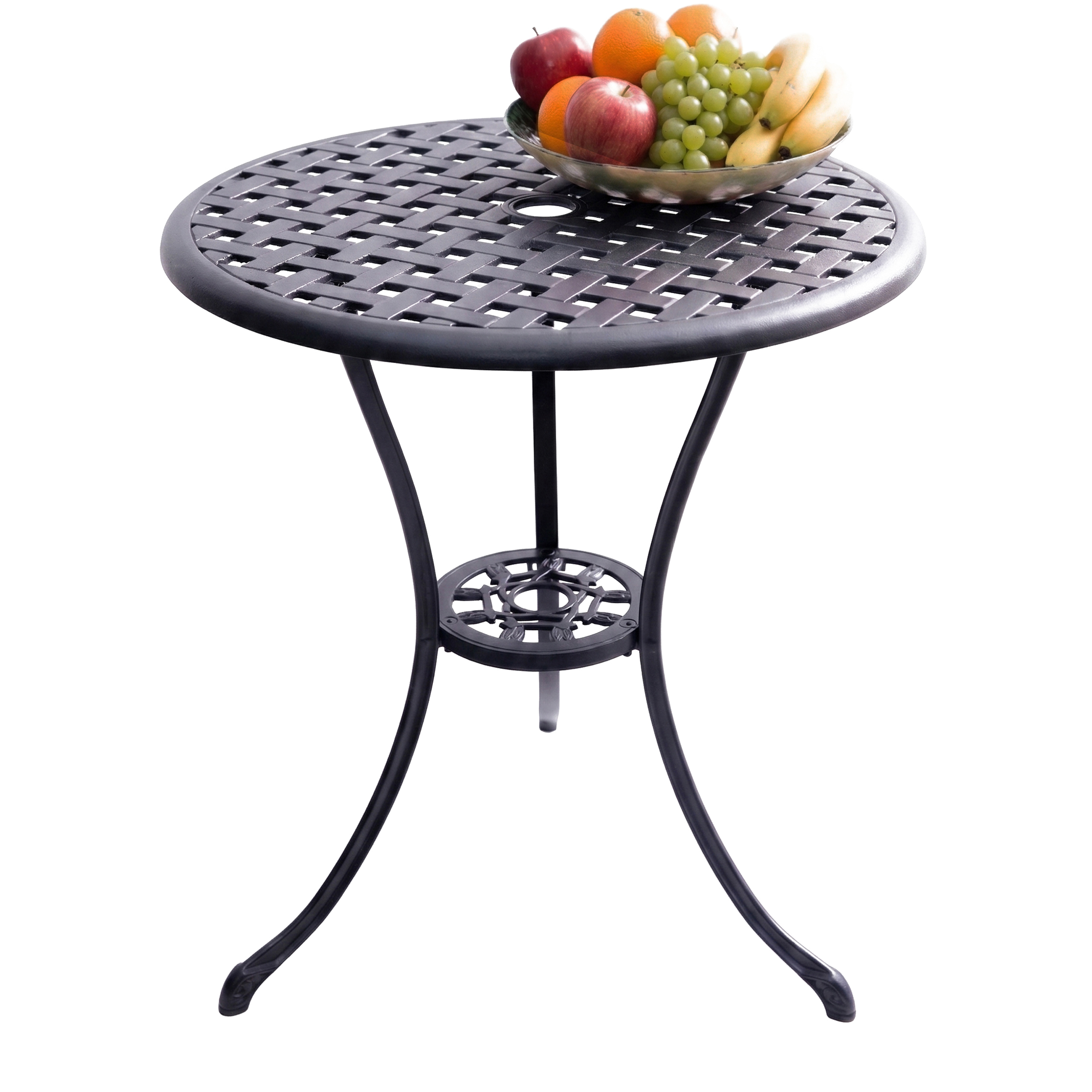 Centurion Supports Unisex Black Oshowa Garden & Patio Cast Aluminium Bistro Table In 3.5Cm - Image 2