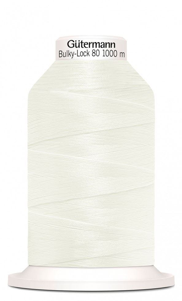 Gutermann Bulky Lock 80 Overlocker Thread 1000M Thread Suitable For Dressmaking - 111 - 1000 Metres
