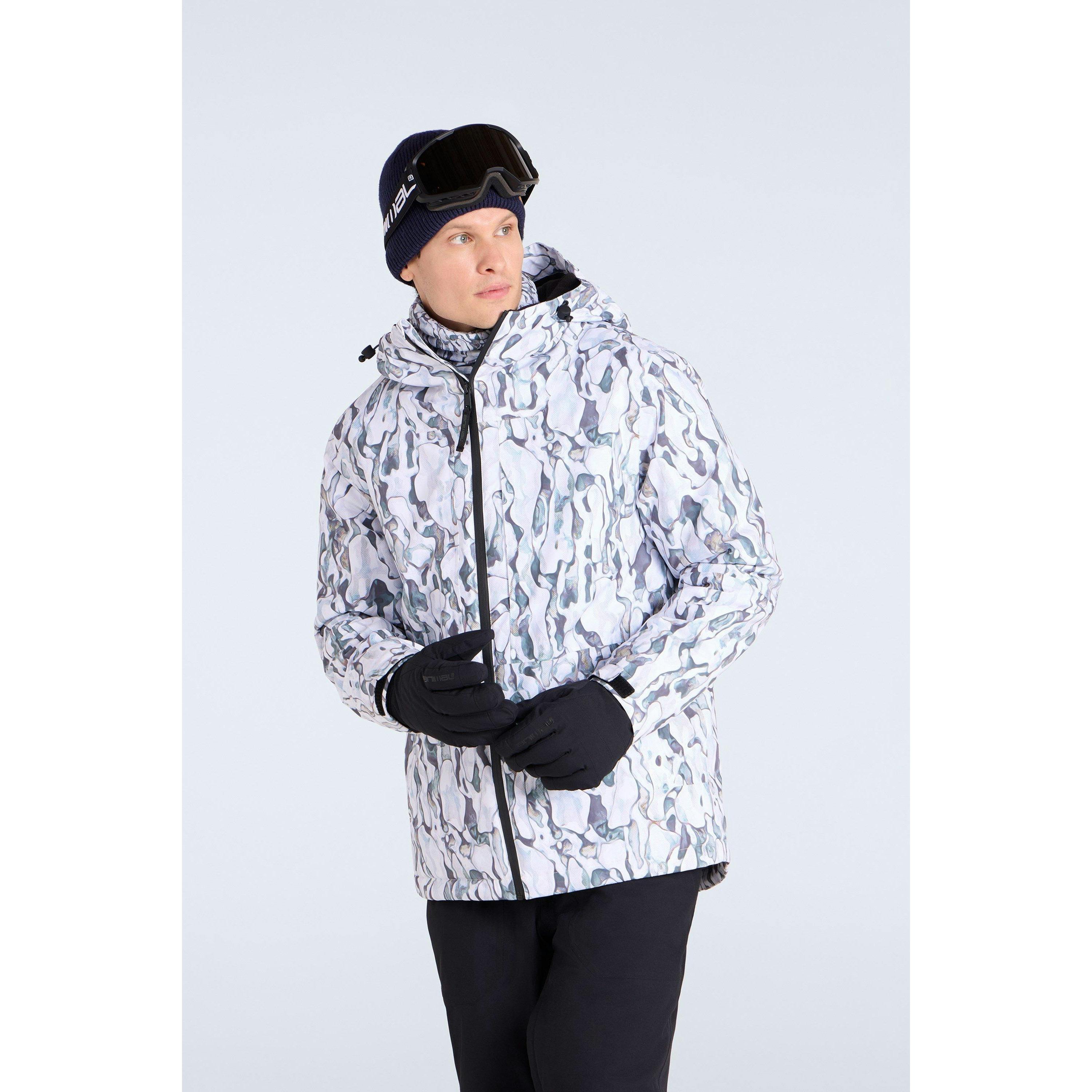 Animal Men's White Cruise Snowboarding Jacket - Xxl - 100% Mixed