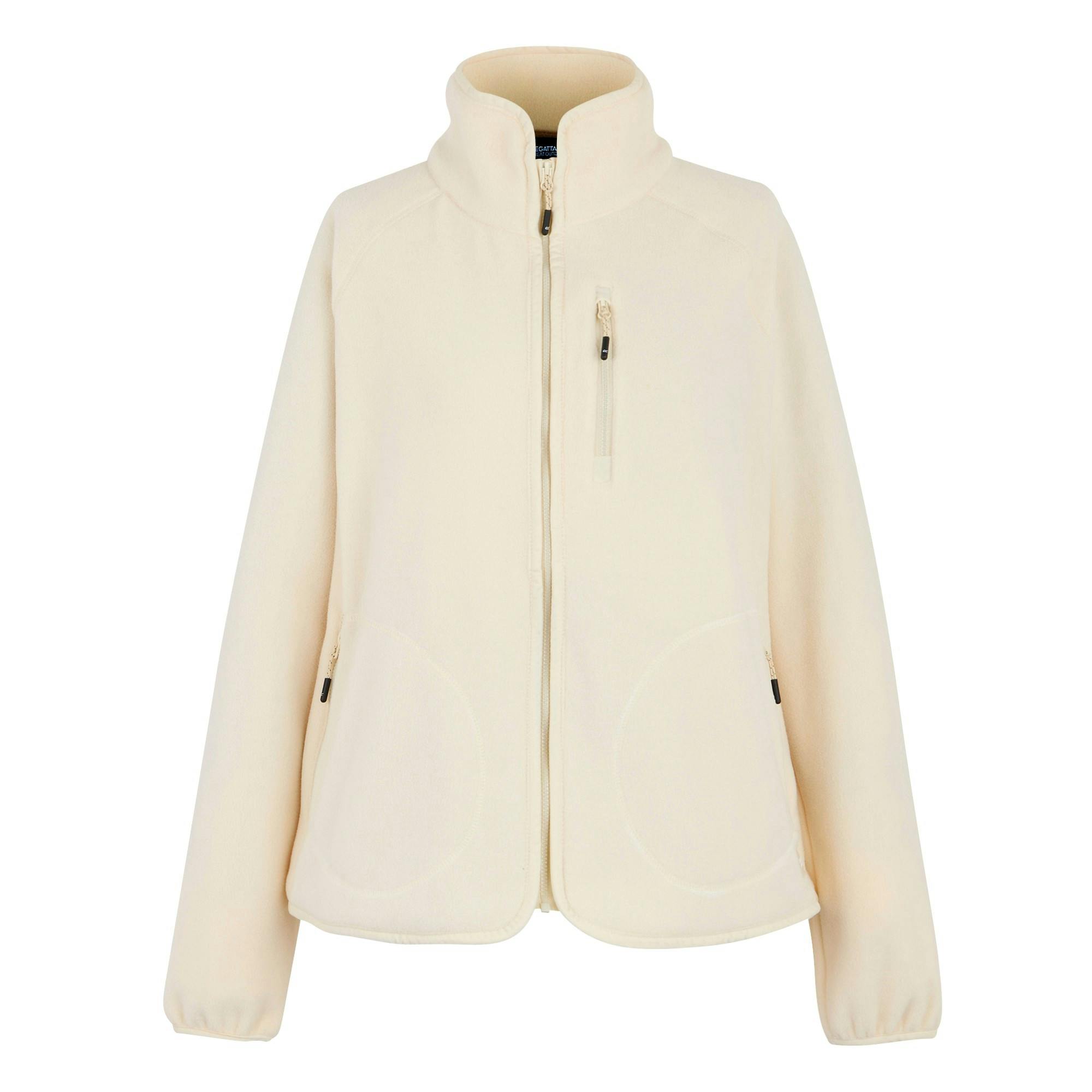 Regatta Women's Light Frankie Full Zip Fleece Jacket - Vanilla - 8 Uk - Vanilla - 100% Polyester