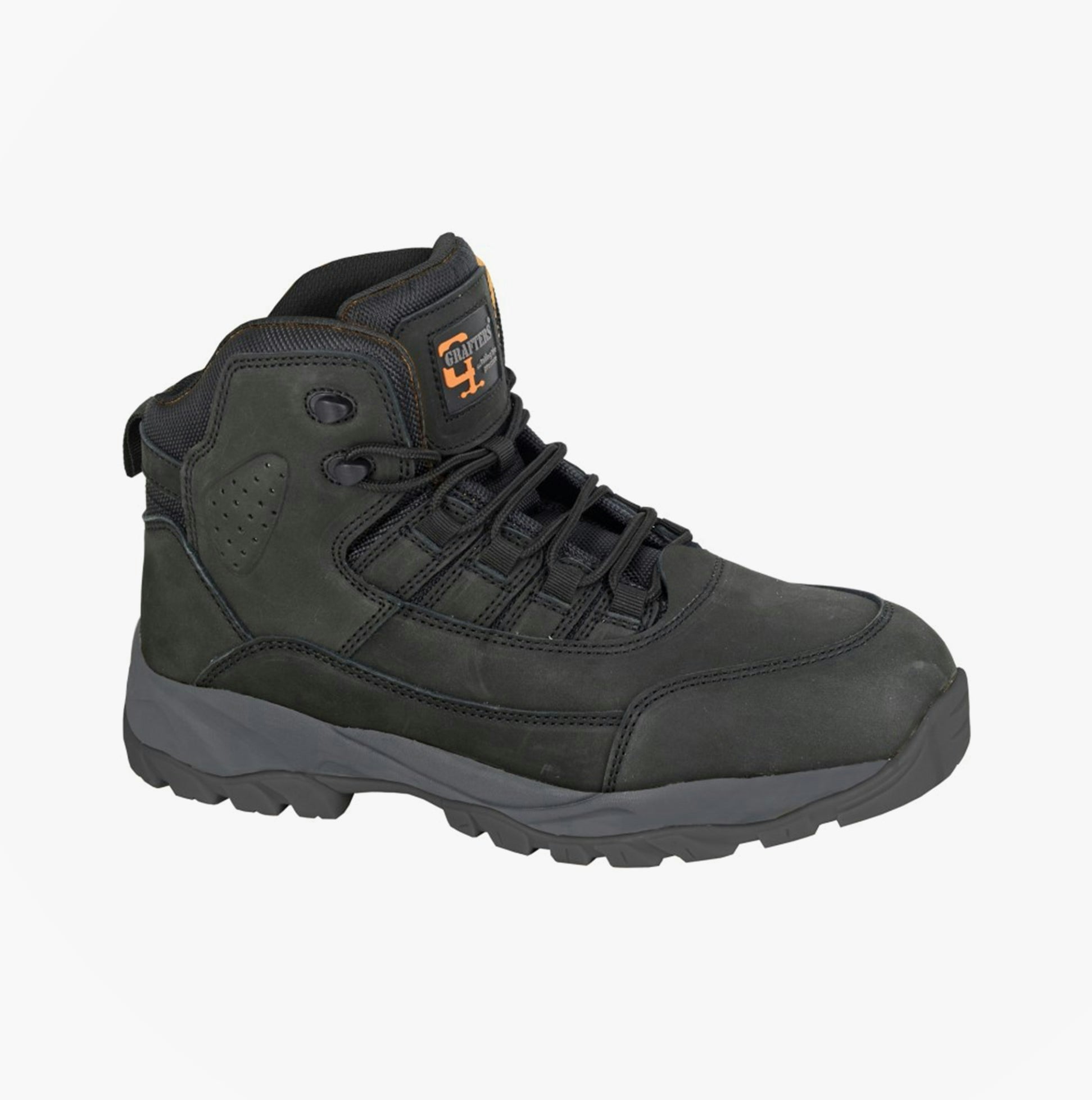 Grafters Men's Black M331a Safety Boots - Uk 10