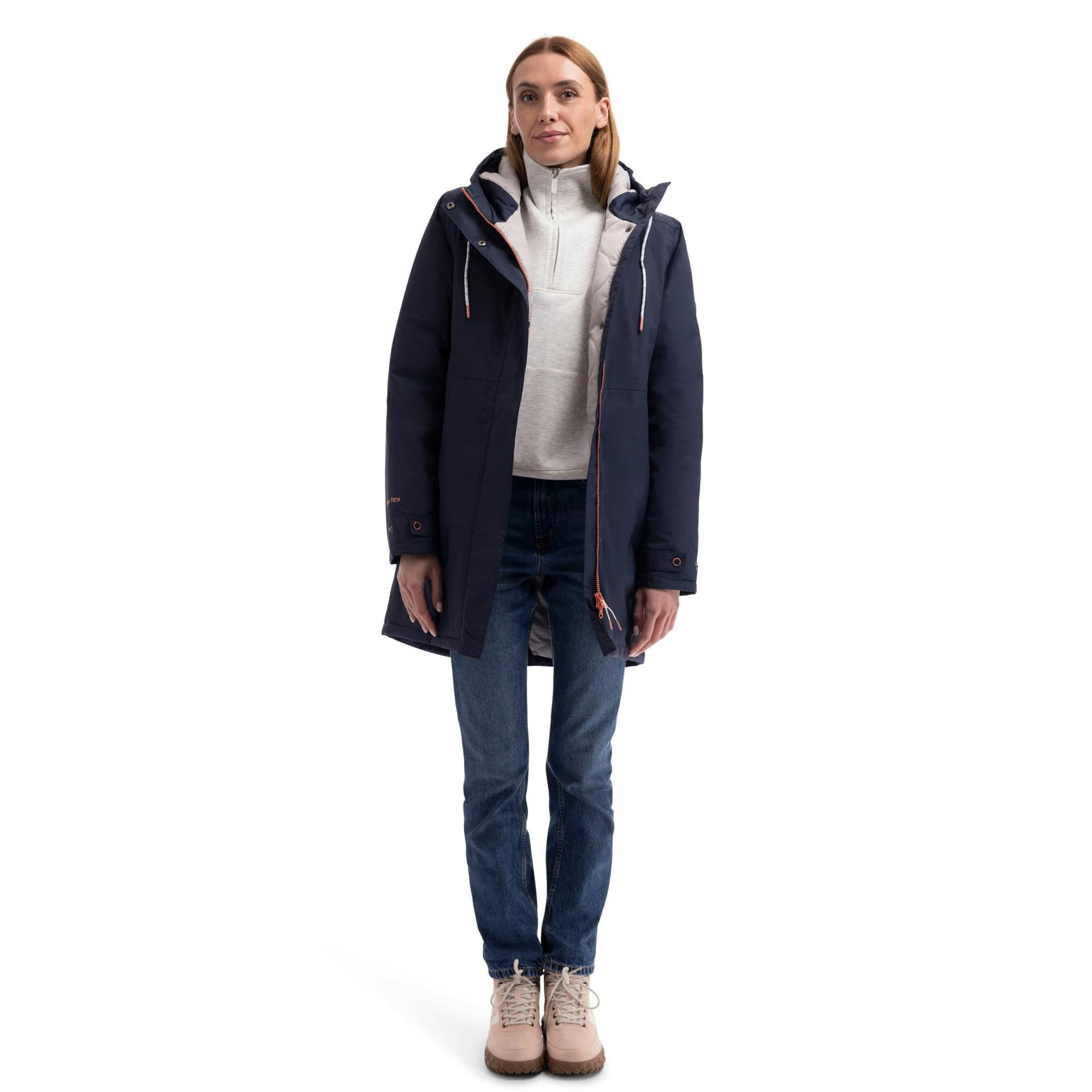 Trespass Women's Melissa Padded Waterproof Jacket - Navy - S - Navy - 100% Mixed