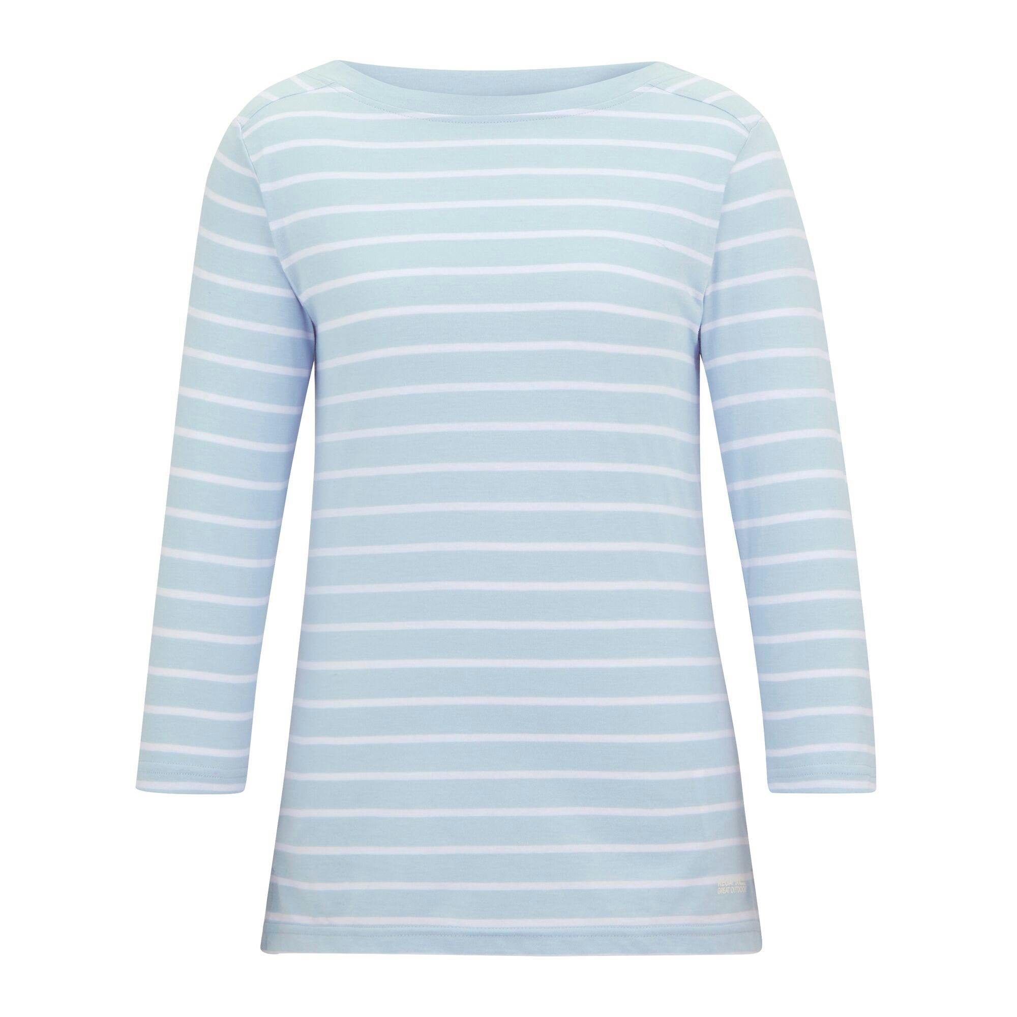 Regatta Women's Green / Baylette Ii Striped T-Shirt - Size 8 - Image 3