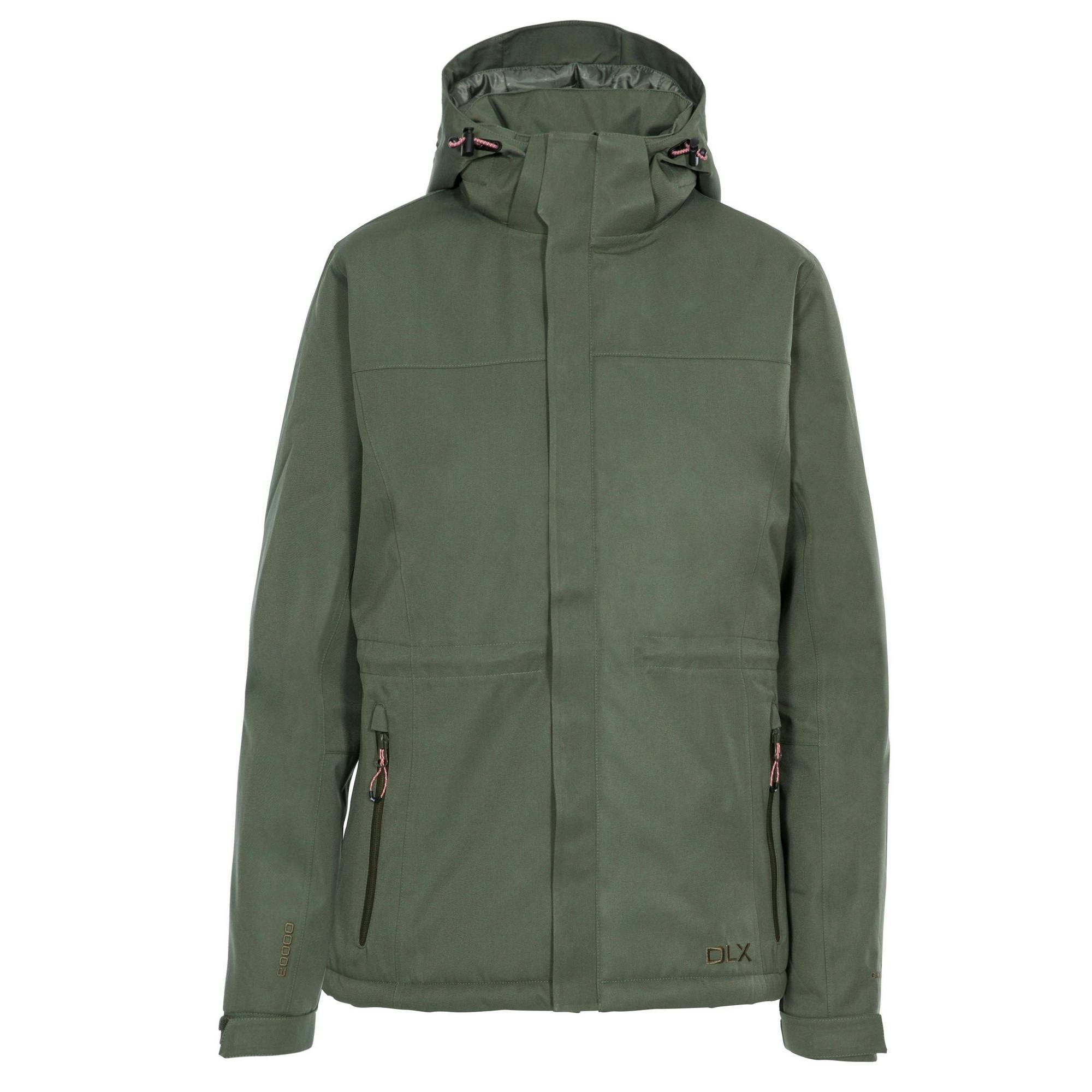 Trespass Women's Mendell Waterproof Jacket - Basil - Xxs - Basil - 100% Polyester
