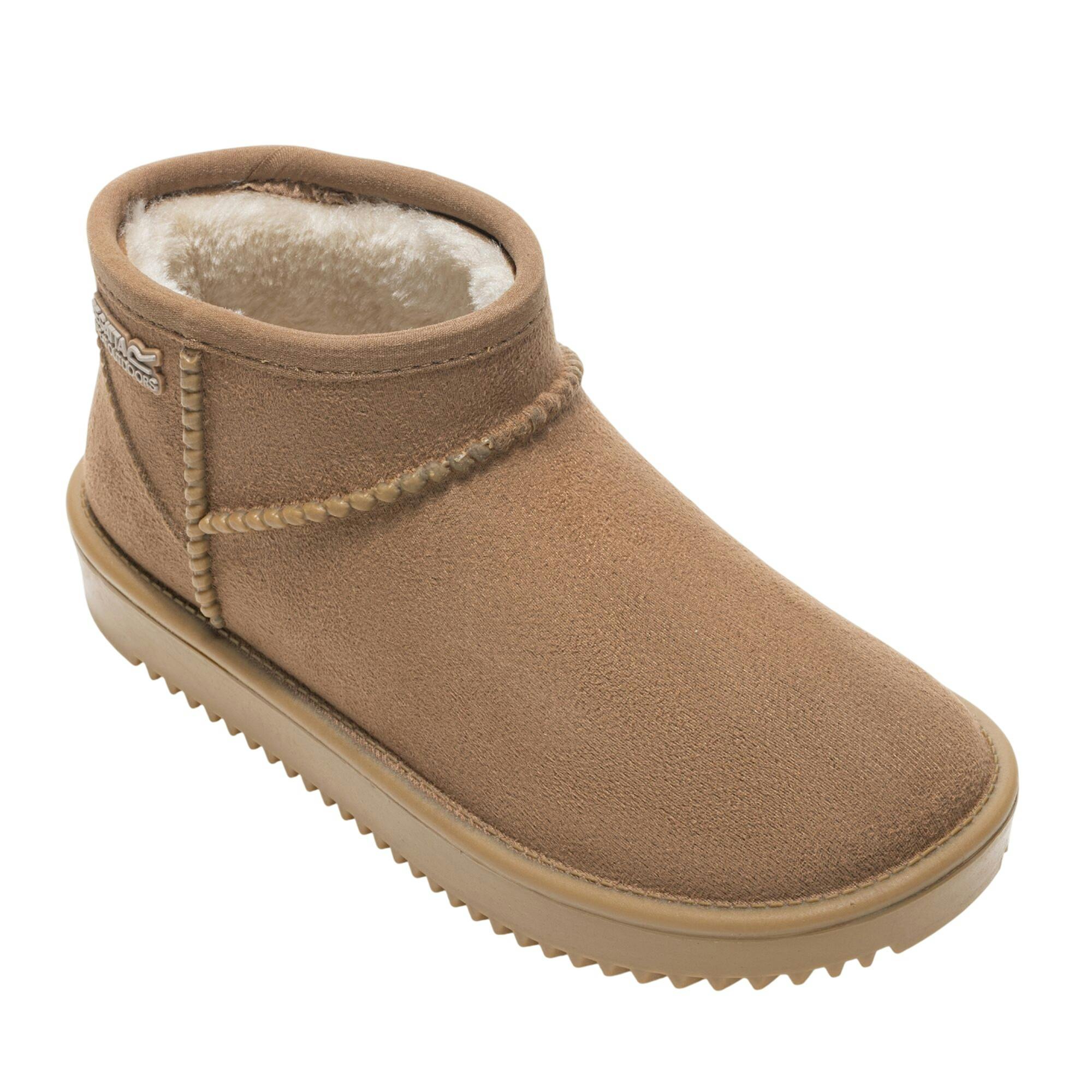 Regatta Kids Risley Waterproof Winter Boots - Burnt Tan - Burnt Tan - 6 Uk Child - 100% Mixed