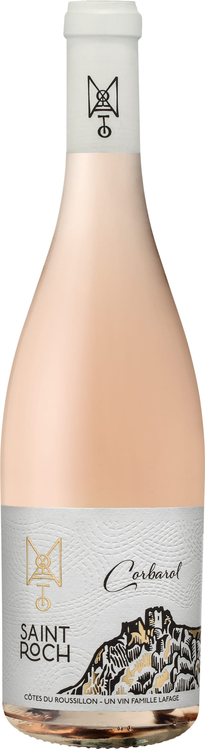 Various Wine Light Chateau Saint-Roch Corbarol Rose, Cotes Du Roussillon 2025 75Cl - Pack Of 6