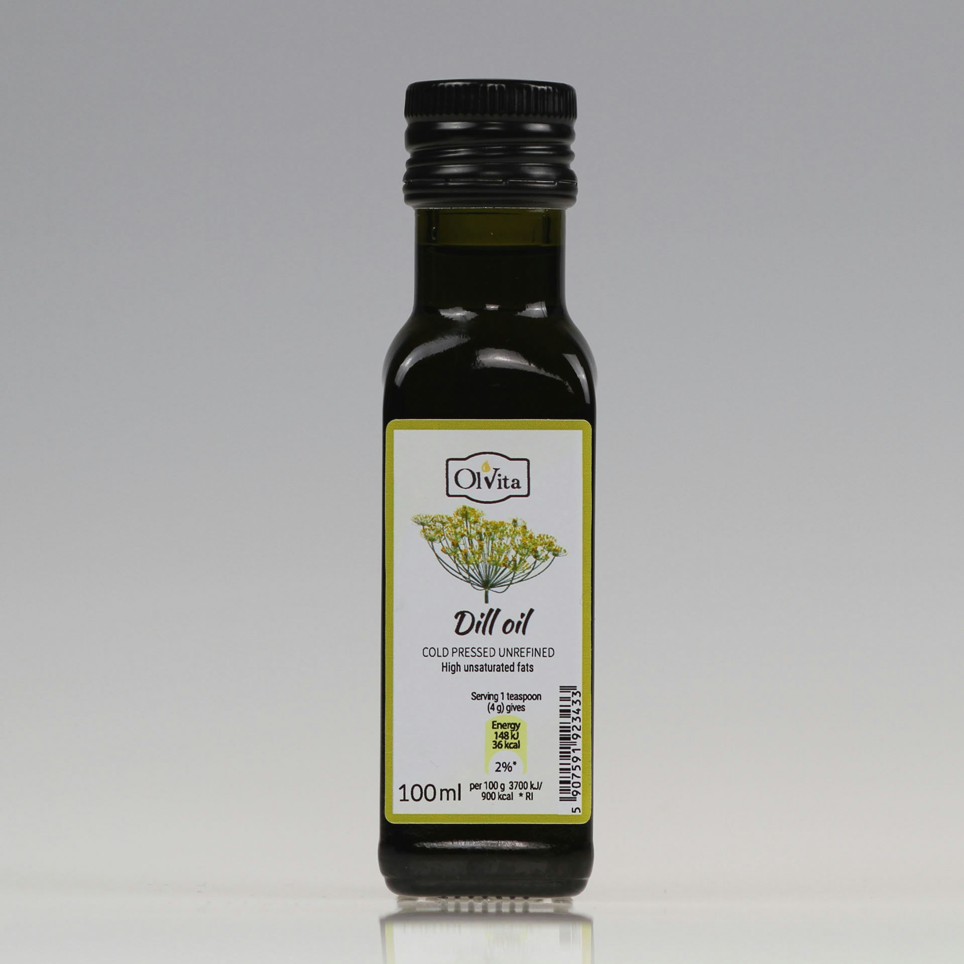 Ol'vita Dark/Green Dill Oil | Cold Pressed | Unrefined - 100 Ml - 1