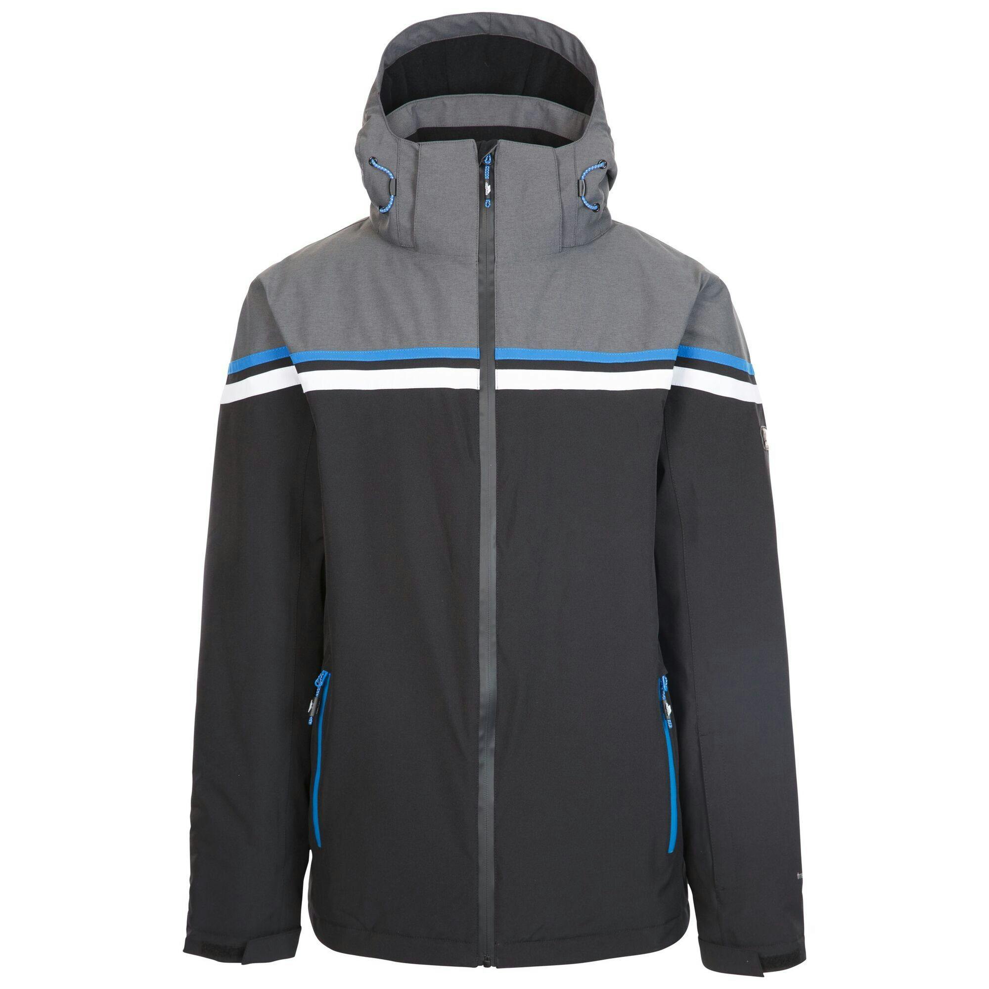 Trespass Men's Black Dexy Ski Jacket - Xl - 94% Polyester/6% Elastane