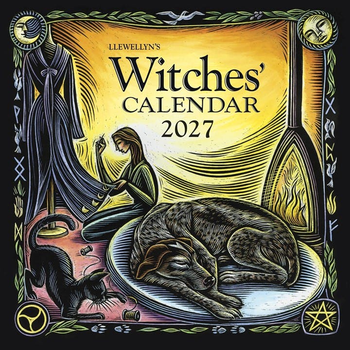 Witchcraft Llewellyn's Witches' Calendar 2027, Wall Calendars, Month To View, Art, Gift - Image 10