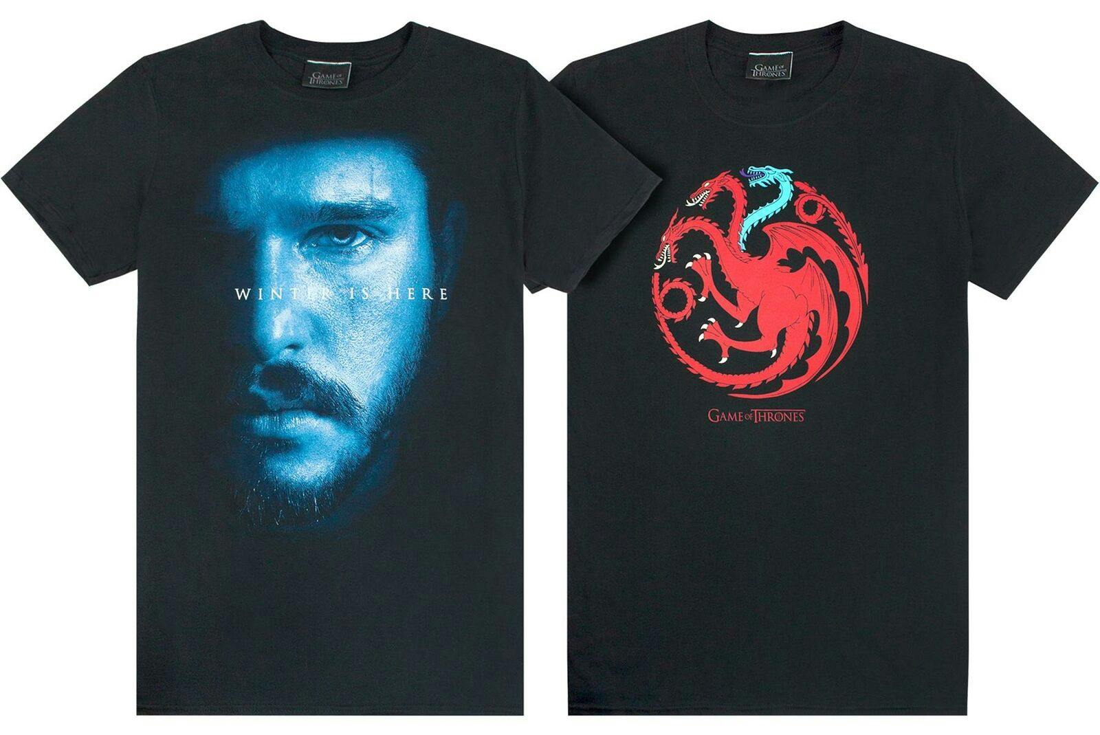 Vanilla Underground Men's Black Game Of Thrones Multi-Pack Of 2 Short-Sleeved T-Shirts - XX-Large