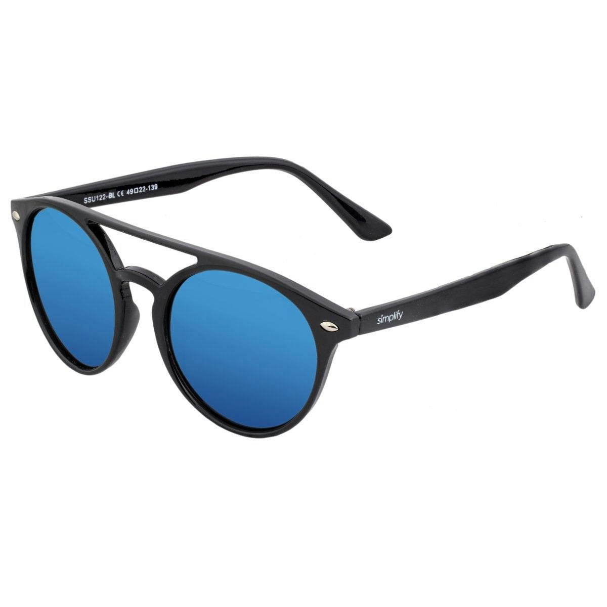 Simplify Black/Blue Finley Polarized Sunglasses