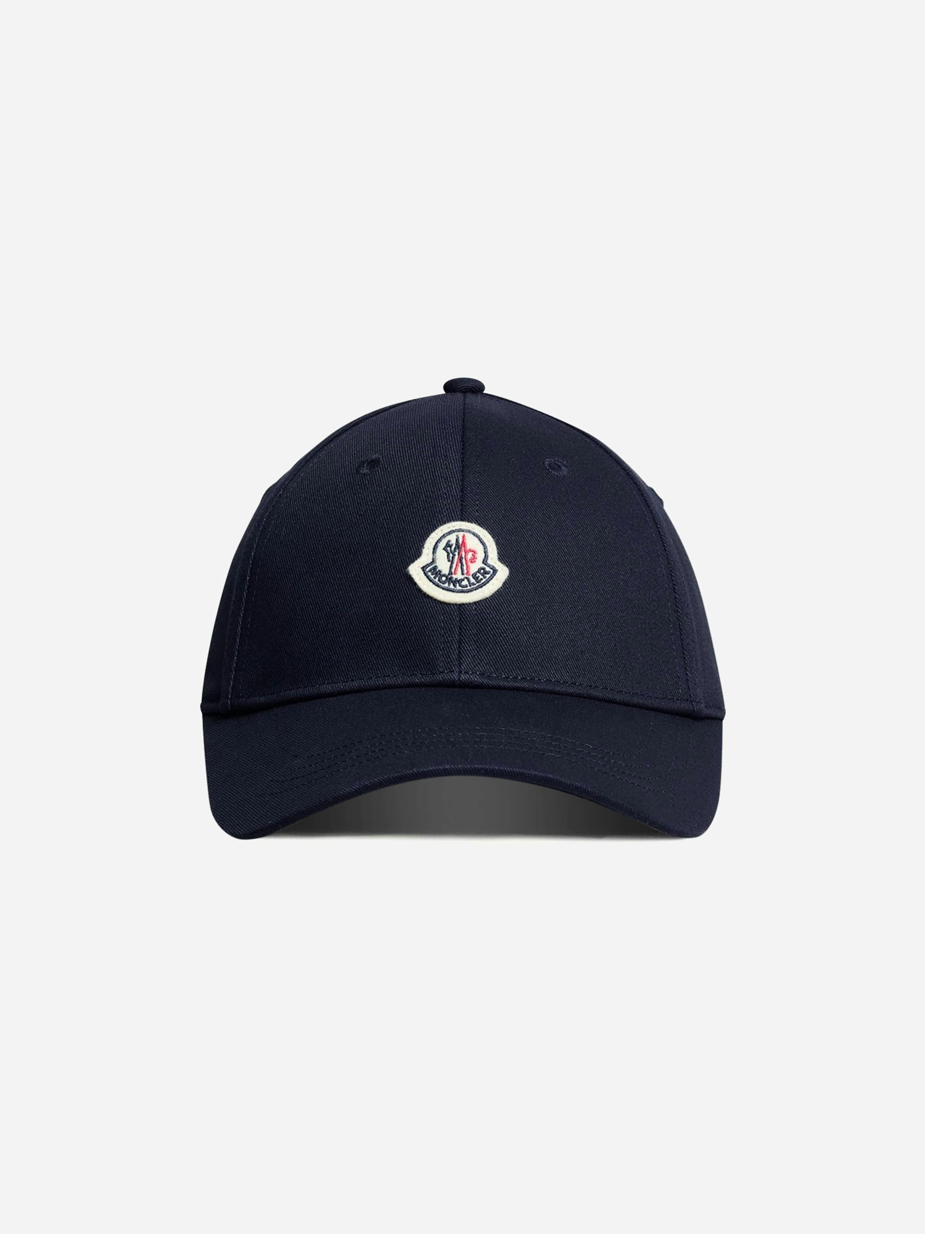 Moncler Enfant Boys Cotton Logo Baseball Cap In Navy - Navy - 6 - 8 Yrs M (52-54 Cm)