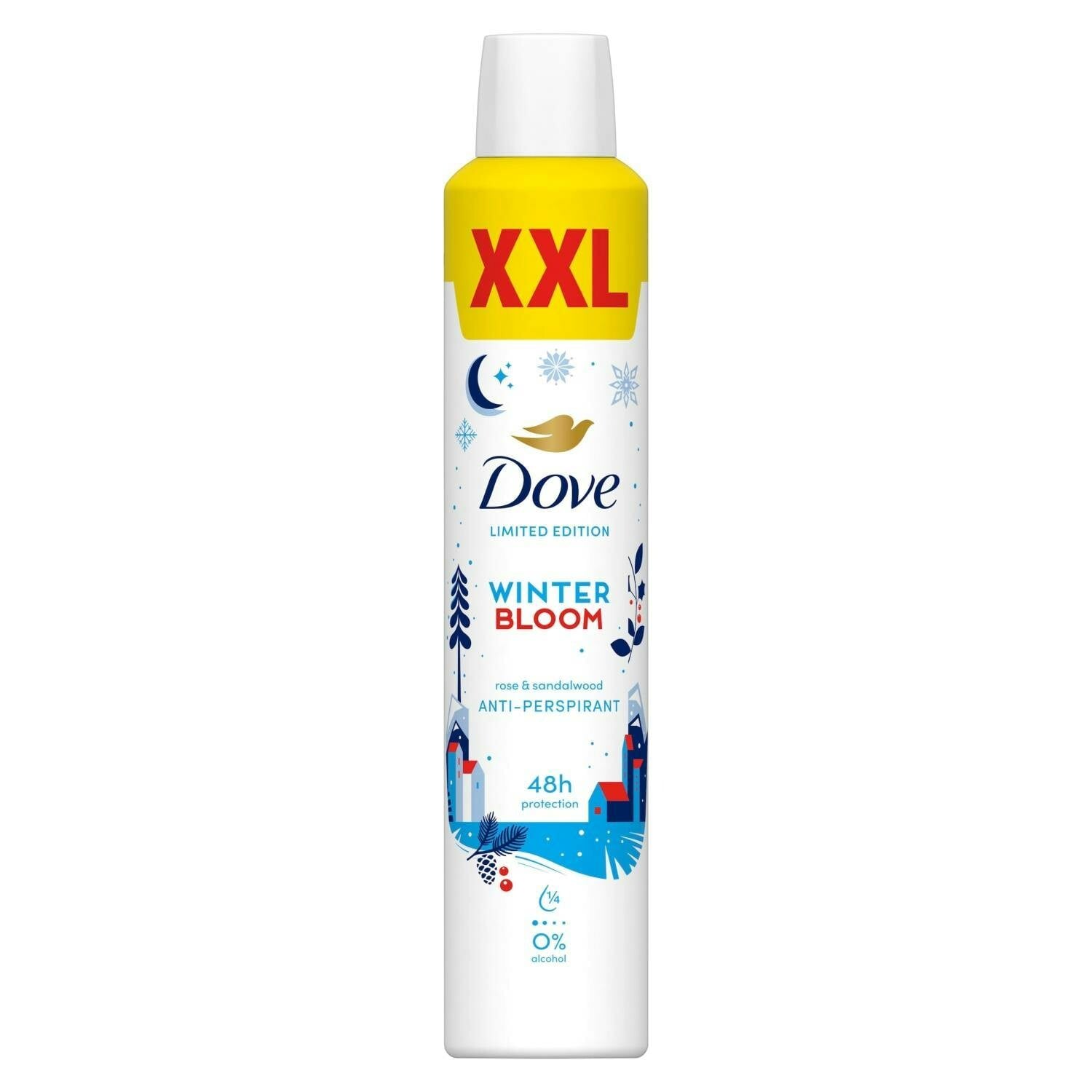 Dove Anti-Perspirant Deodorant Winter Bloom, 48H Sweat Protection 300ml 3 Pack - Image 7