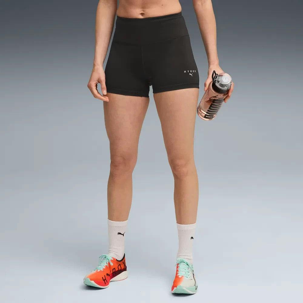 Puma Women's Black Hyrox Short Training Tights Shorts 527636 - Xs