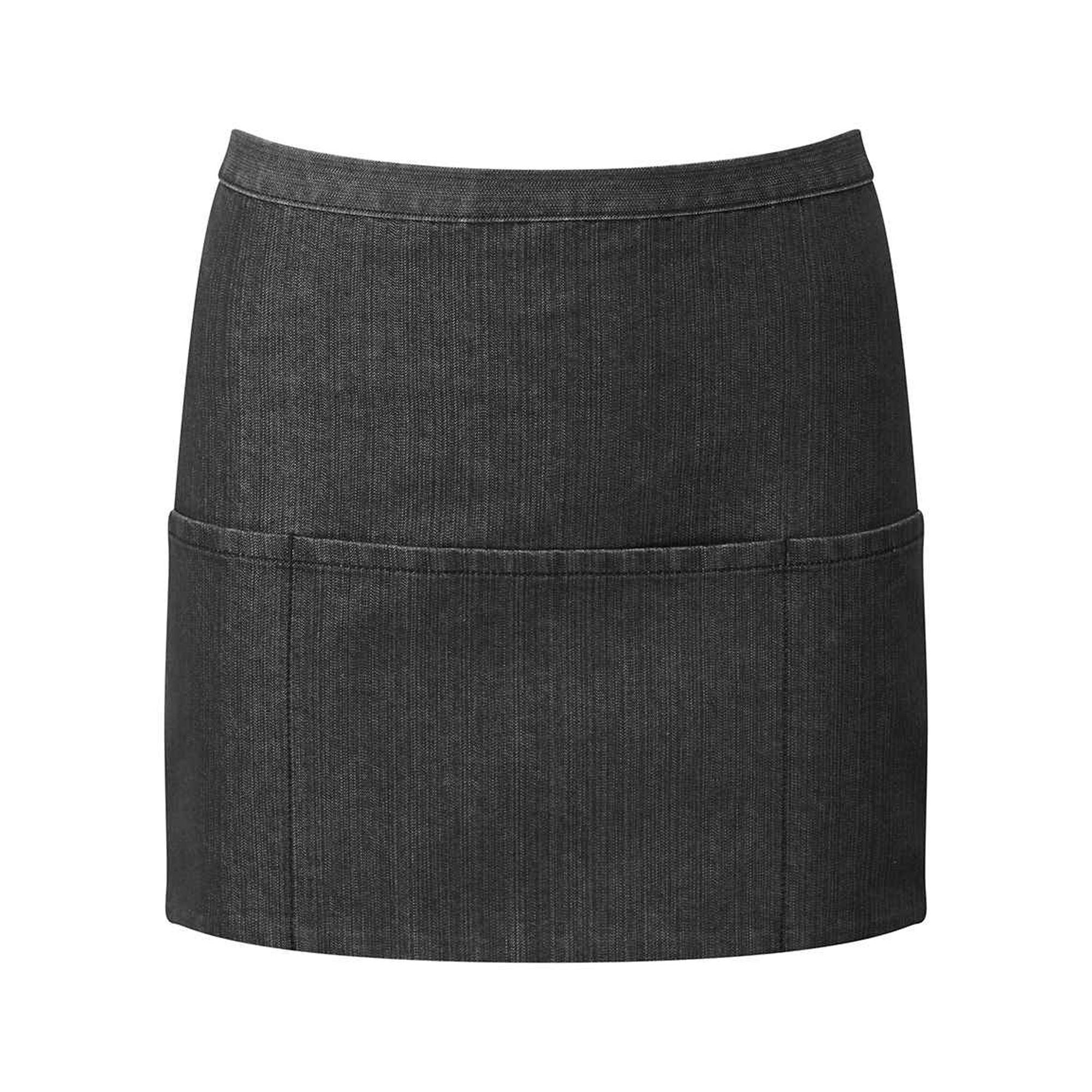 Rackhams Women's Black / Colours 3 Pocket Apron / Workwear - Denim - One Size - Denim