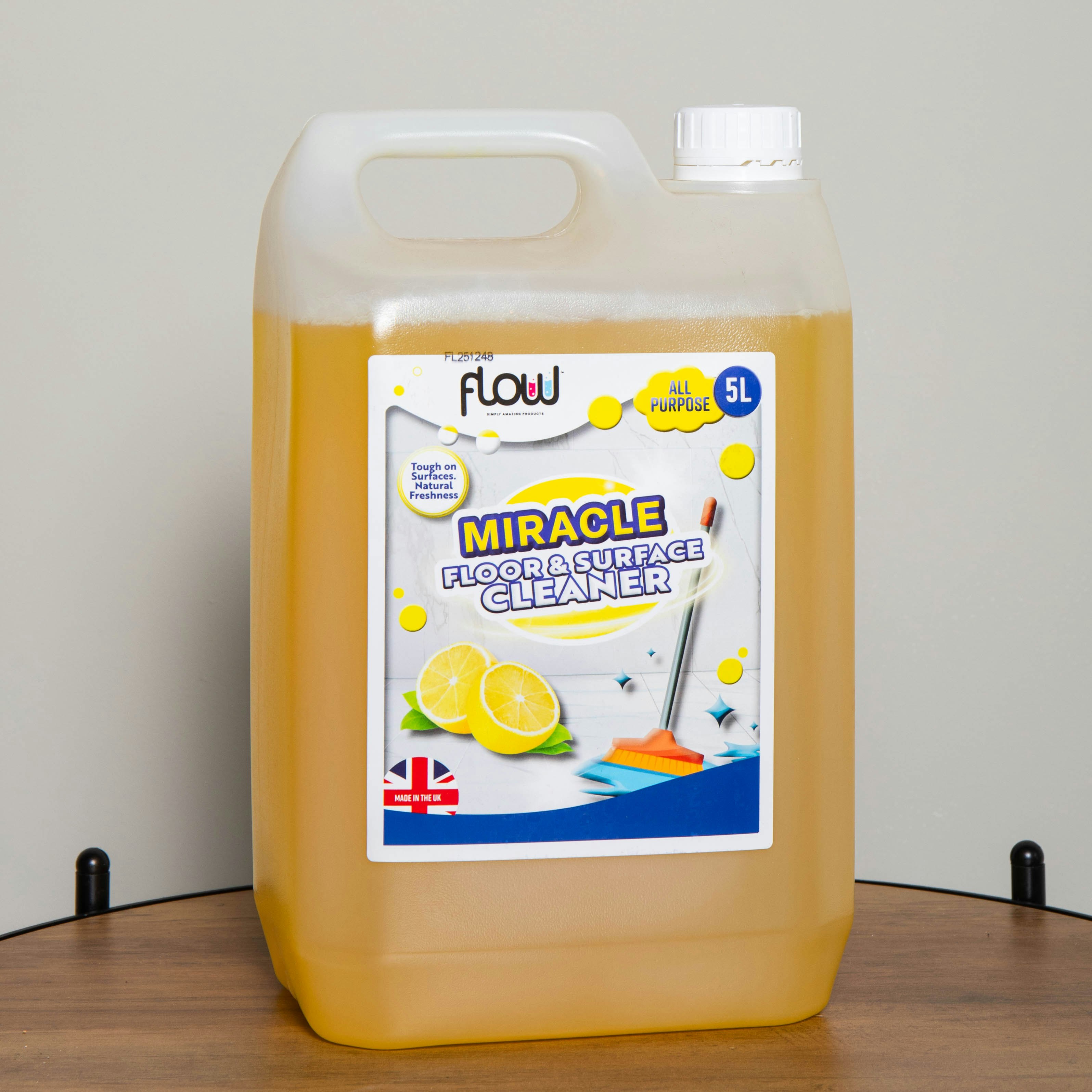 Rackhams 5 Litre Lemon Scented Multi-Purpose Floor And Surface Cleaner
