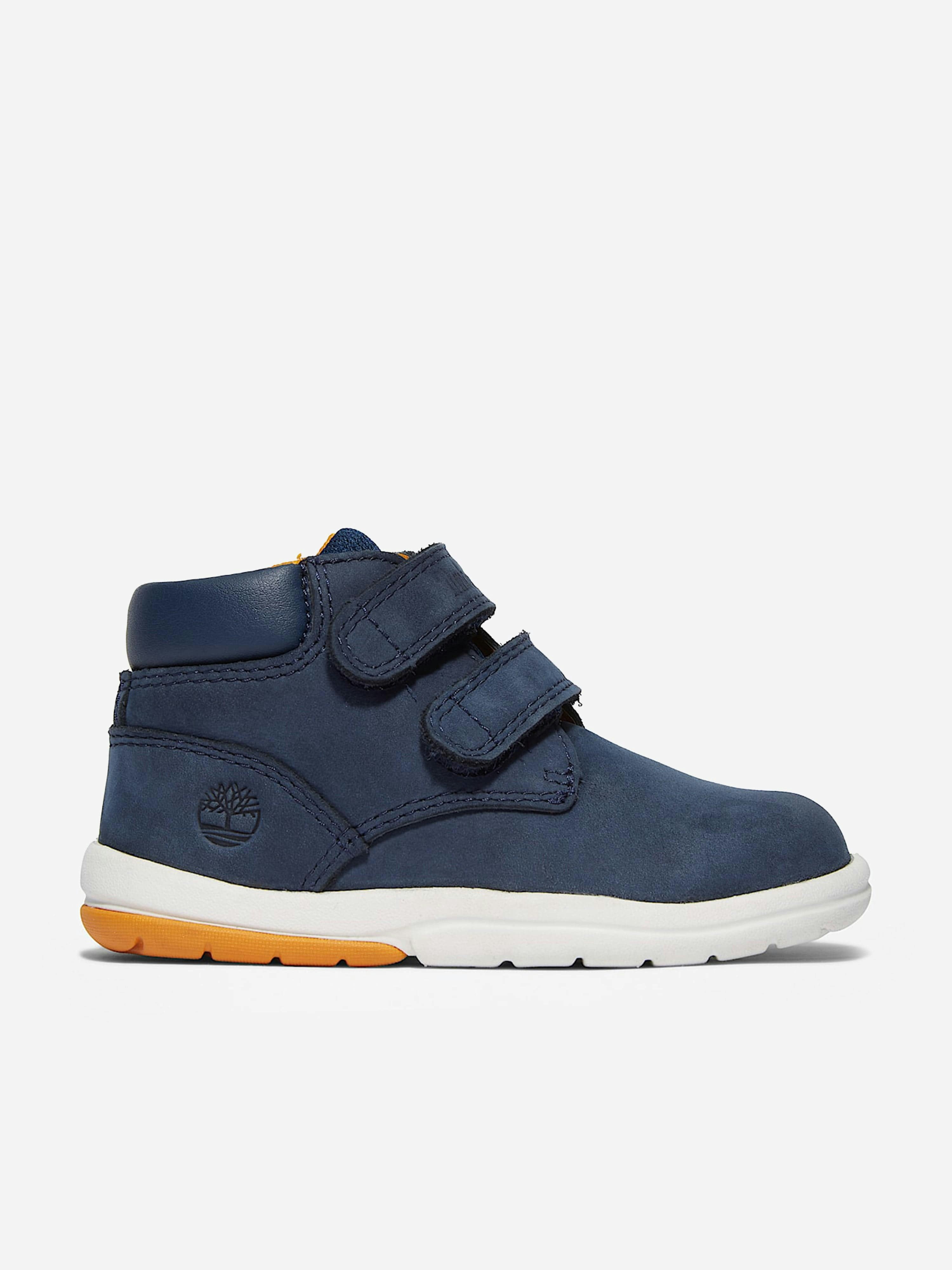 Timberland Boys Blue Toddle Tracks Mid Hook & Loop Boots In Navy - Eu 27 Us 10 Uk 9.5