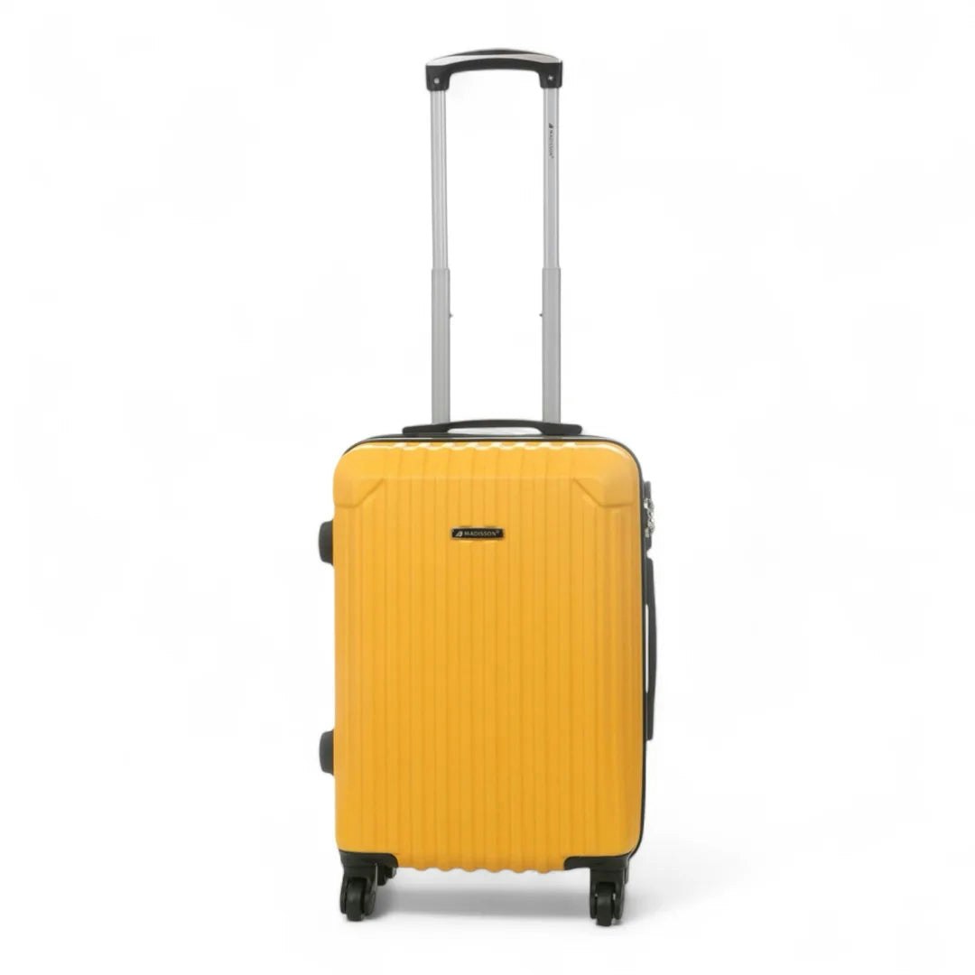 Snowball Yellow Hardshell Luggage Set 8 Spinner Wheels Suitcase - Small