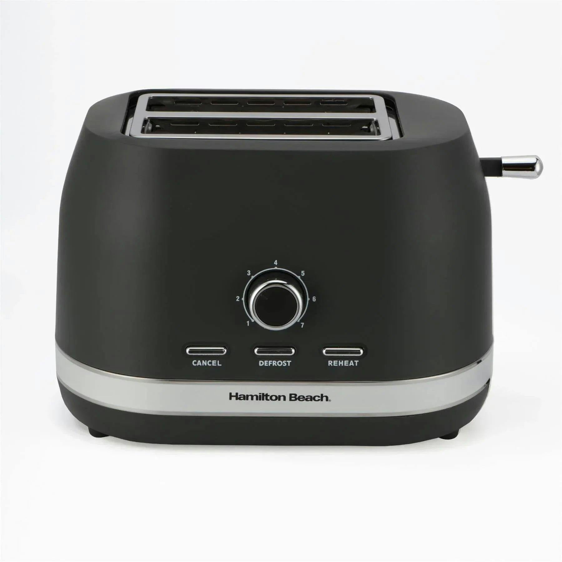 Hamilton Beach Unisex Charcoal Ella 2 Slice Matte Toaster - Image 3