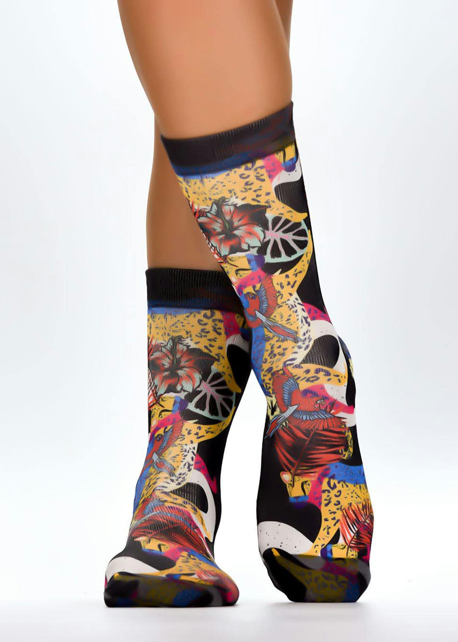 Jemsox Women's Exotic Animals Fun Gift Socks