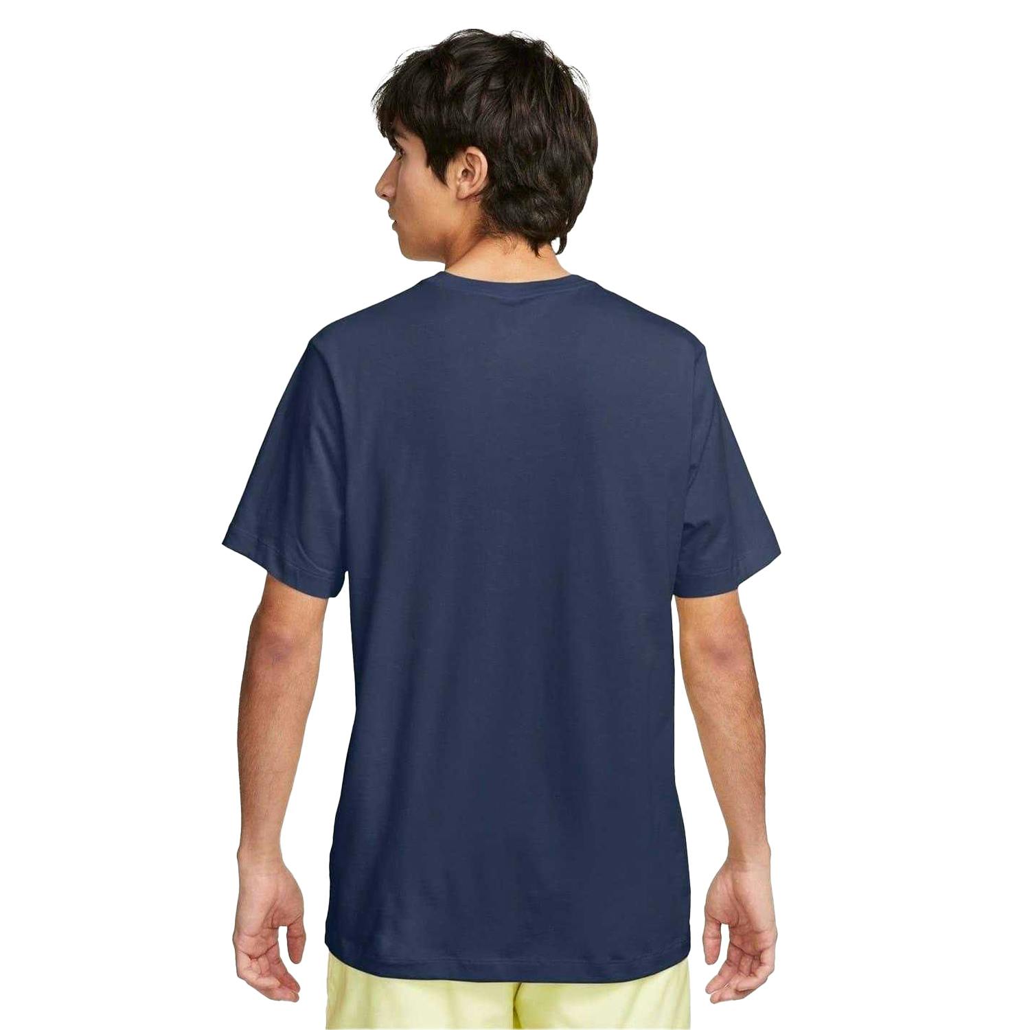 Nike Men's Club T-Shirt - Navy - S - Navy - 100% Cotton