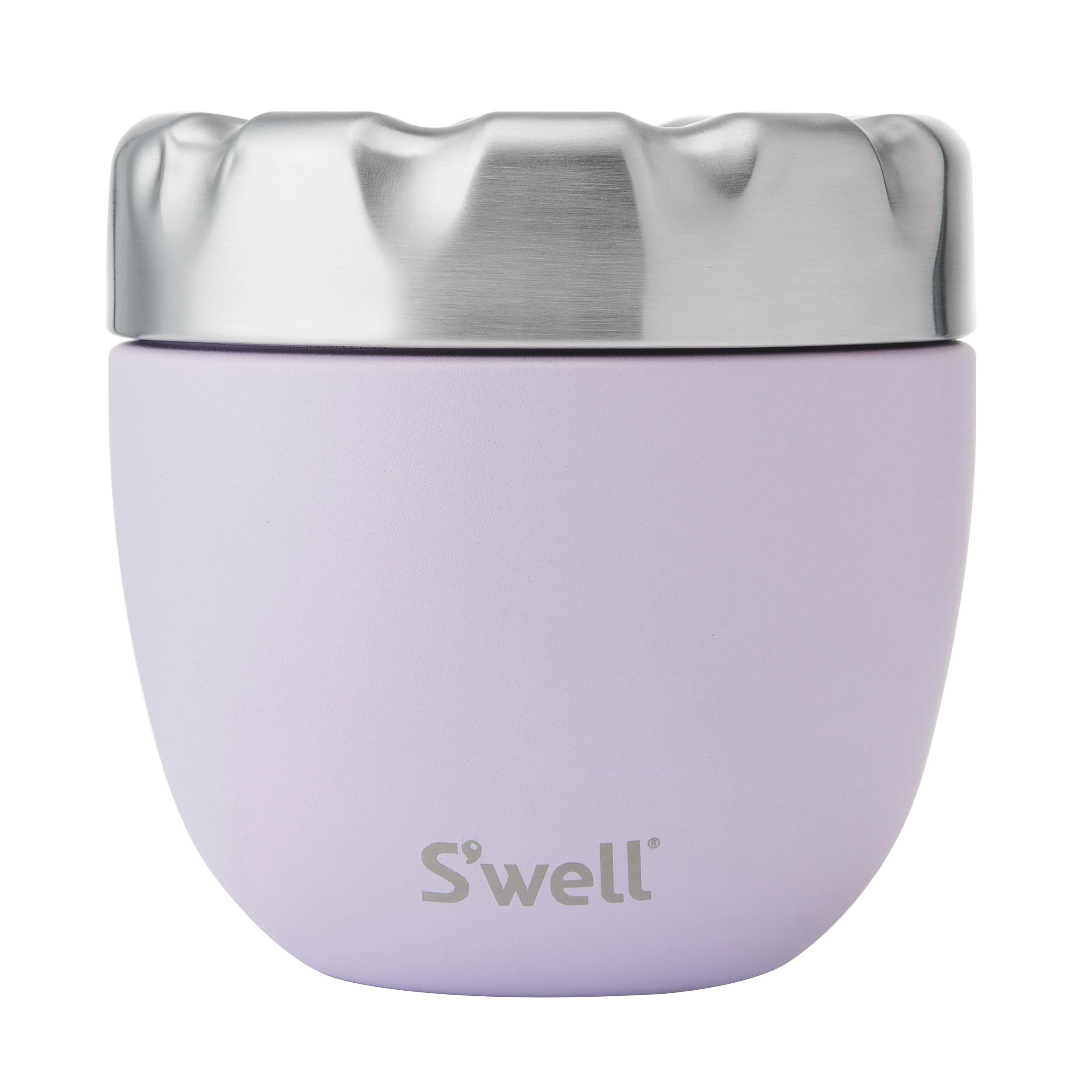 S'well Lilac/Purple 2Pc 636Ml Food Bowl With Lid And Inner Removable Prep Bowl - Stainless Steel - Food Flask